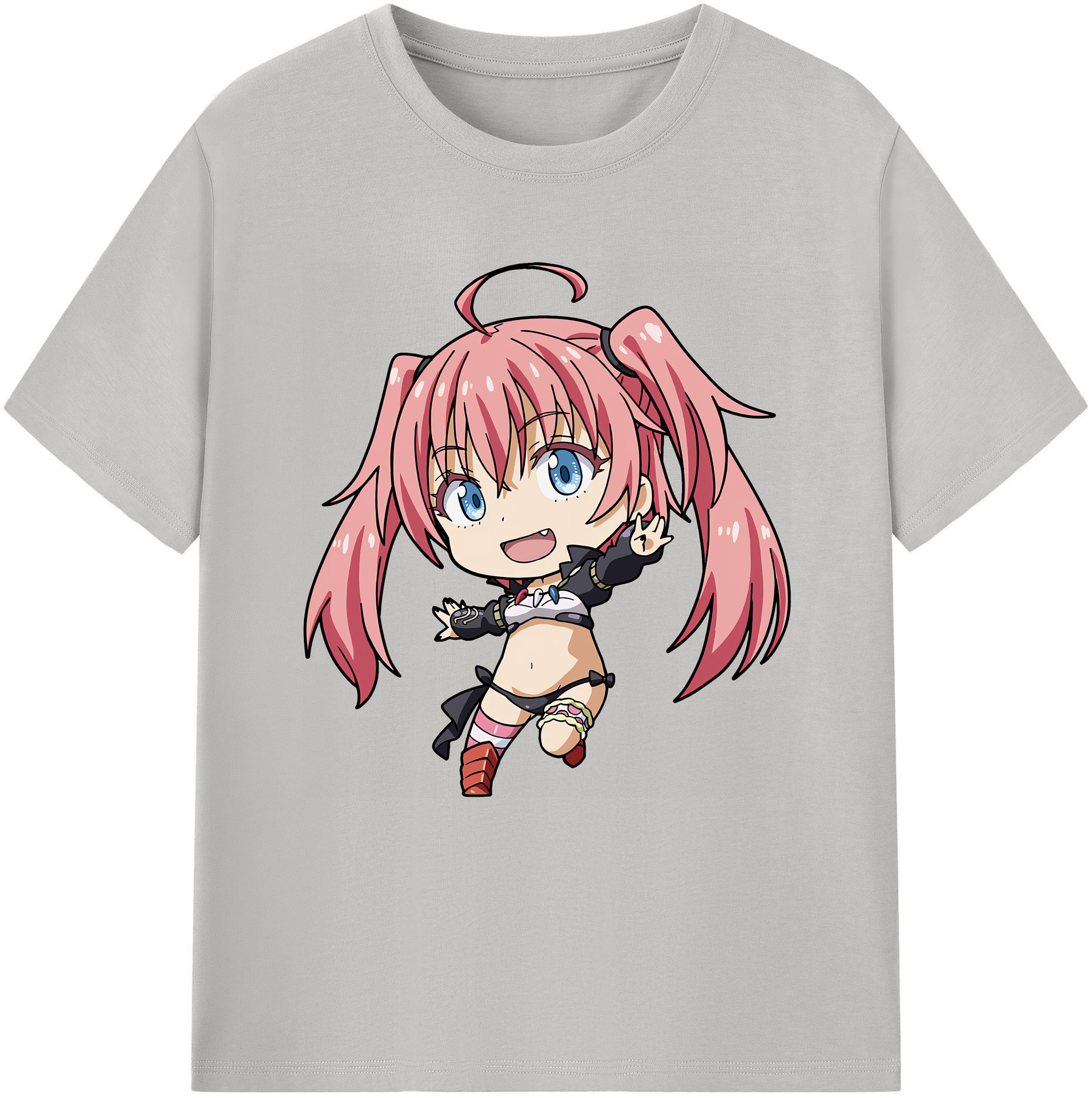 （画像用） 転スラ Regarding Reincarnated to Slime レディースカジュアルプリントTシャツ（綿100％）