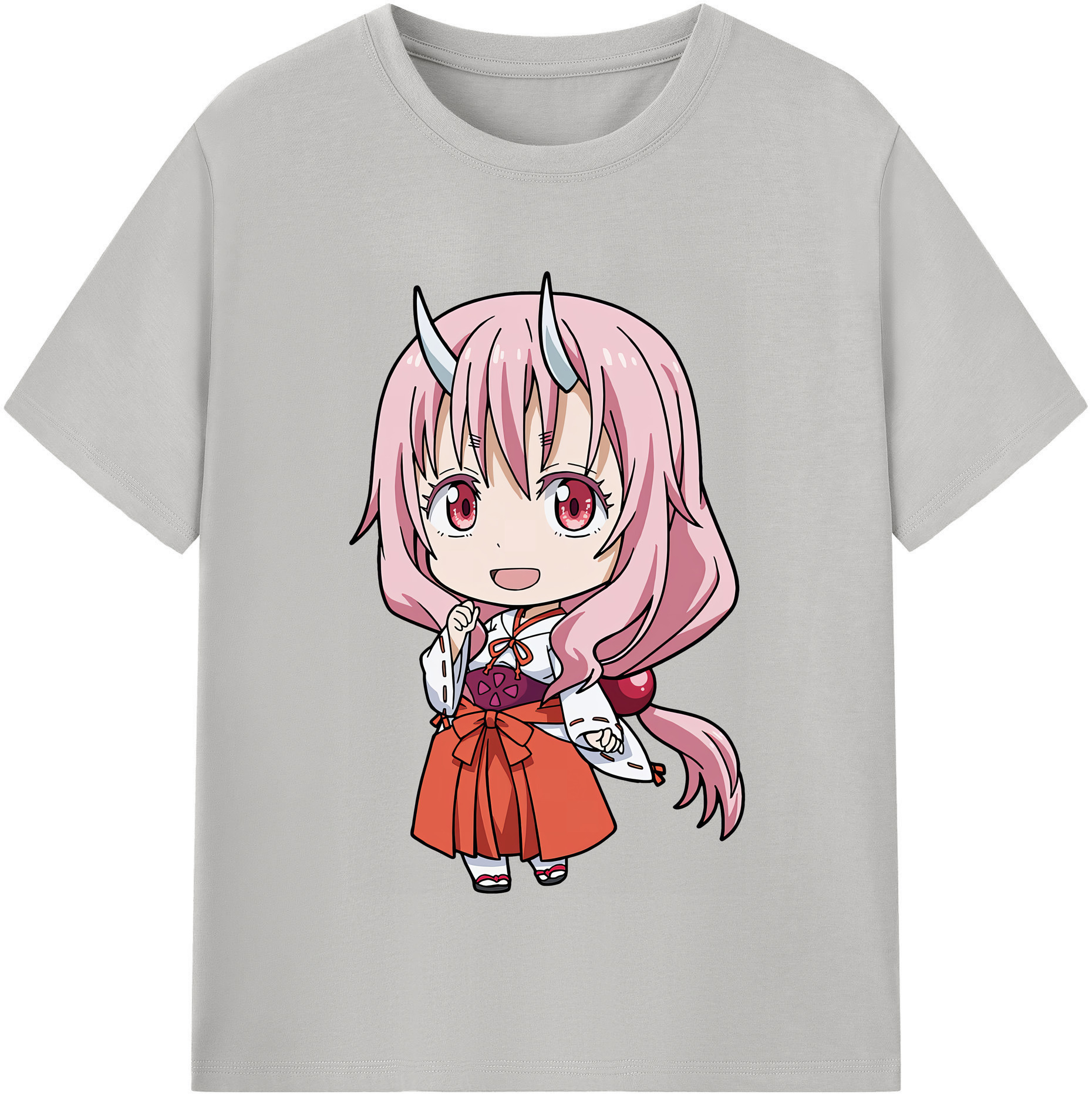 （画像用） 転スラ Regarding Reincarnated to Slime レディースカジュアルプリントTシャツ（綿100％）