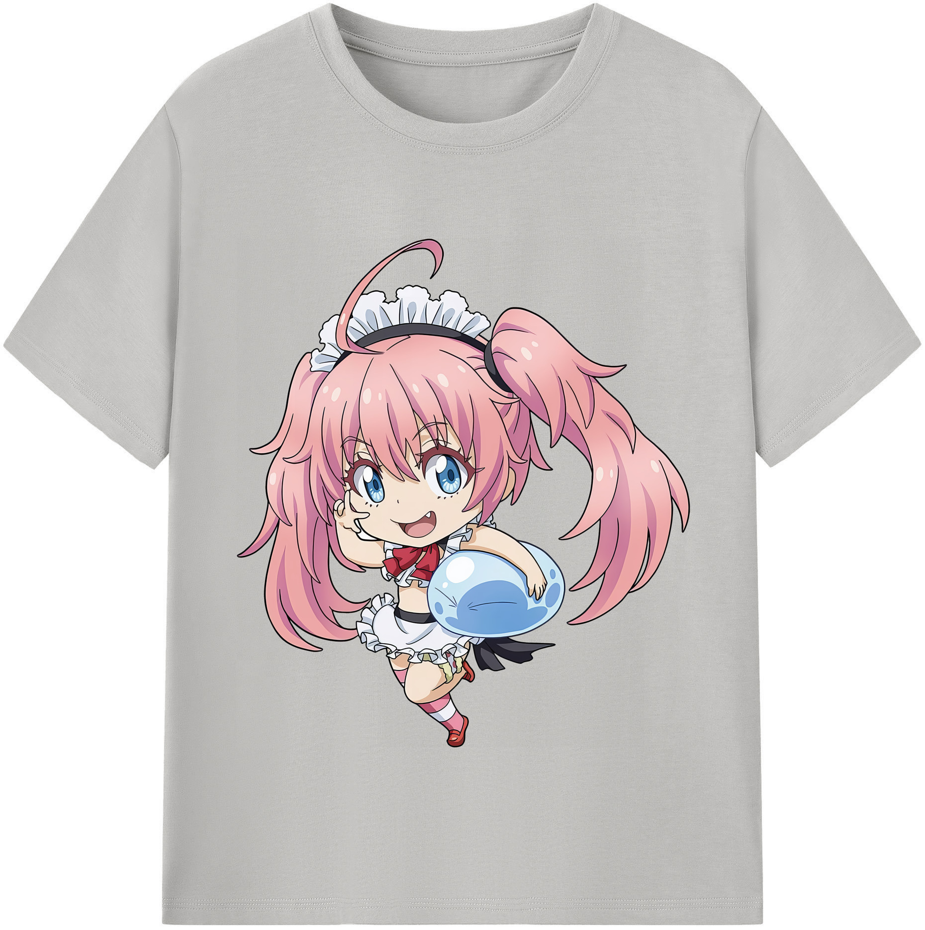 （画像用） 転スラ Regarding Reincarnated to Slime レディースカジュアルプリントTシャツ（綿100％）