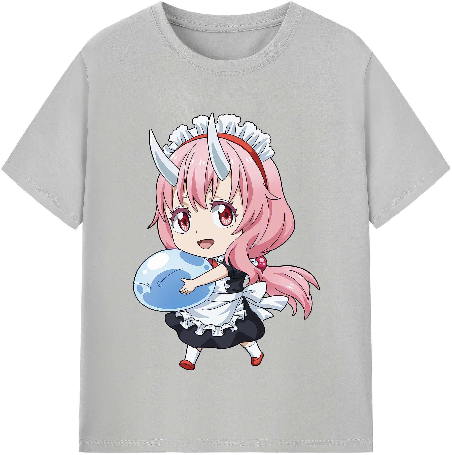 （画像用） 転スラ Regarding Reincarnated to Slime レディースカジュアルプリントTシャツ（綿100％）