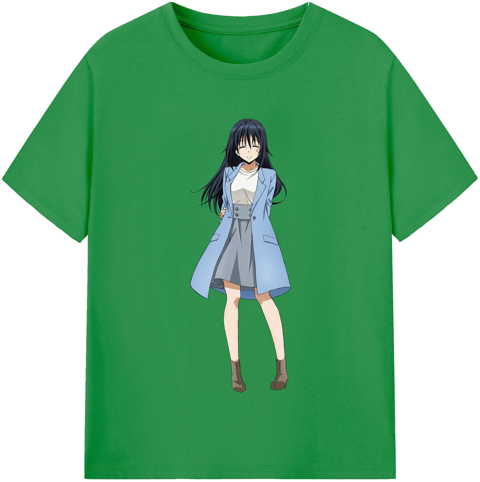 （画像用） 転スラ Regarding Reincarnated to Slime レディースカジュアルプリントTシャツ（綿100％）