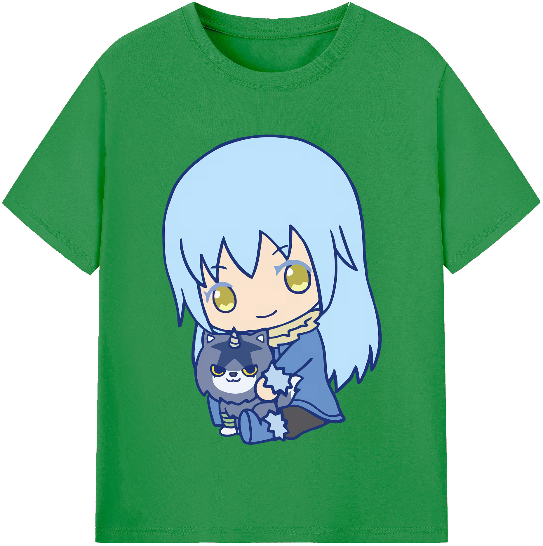 （画像用） 転スラ Regarding Reincarnated to Slime レディースカジュアルプリントTシャツ（綿100％）