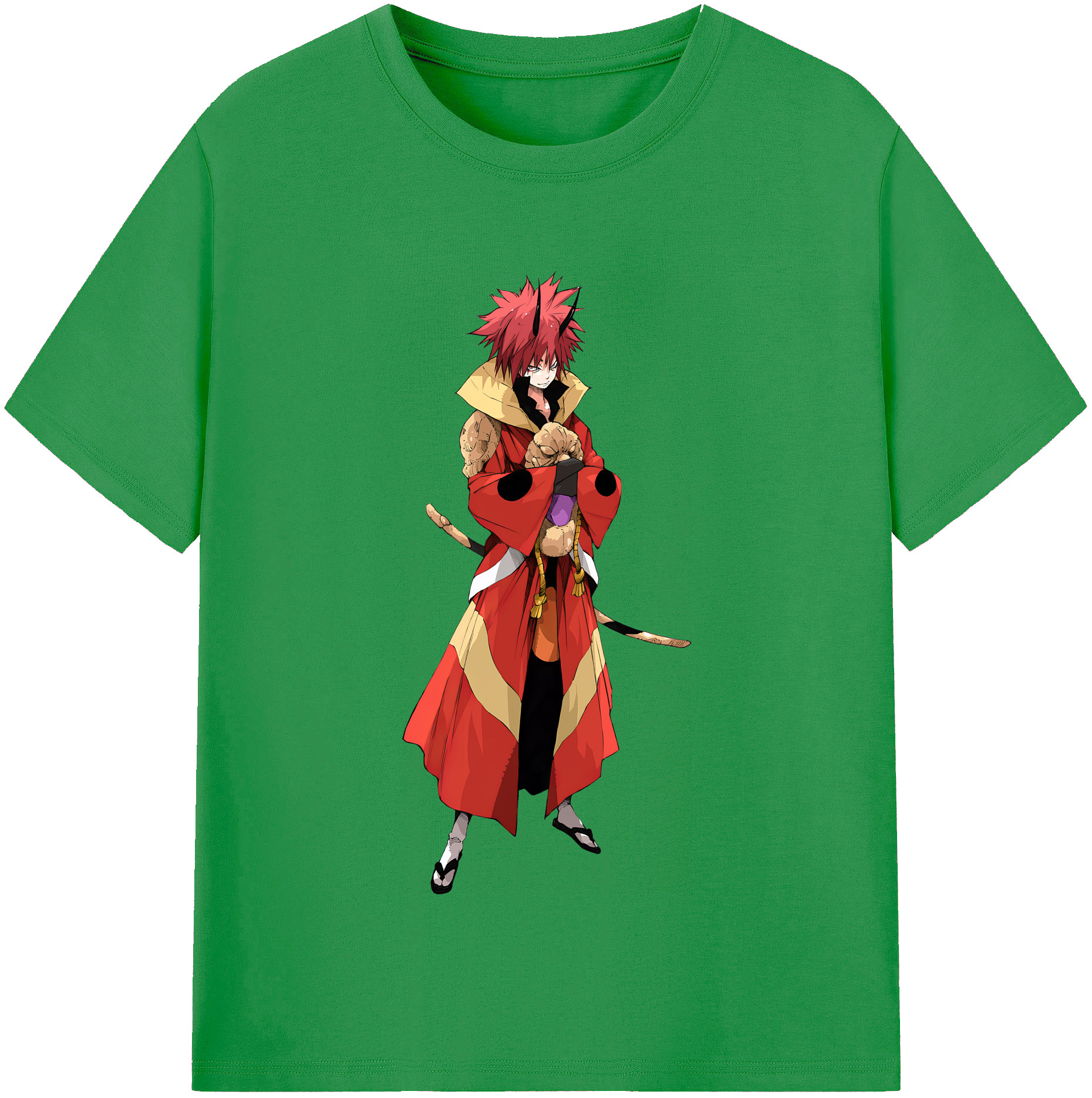 （画像用） 転スラ Regarding Reincarnated to Slime レディースカジュアルプリントTシャツ（綿100％）