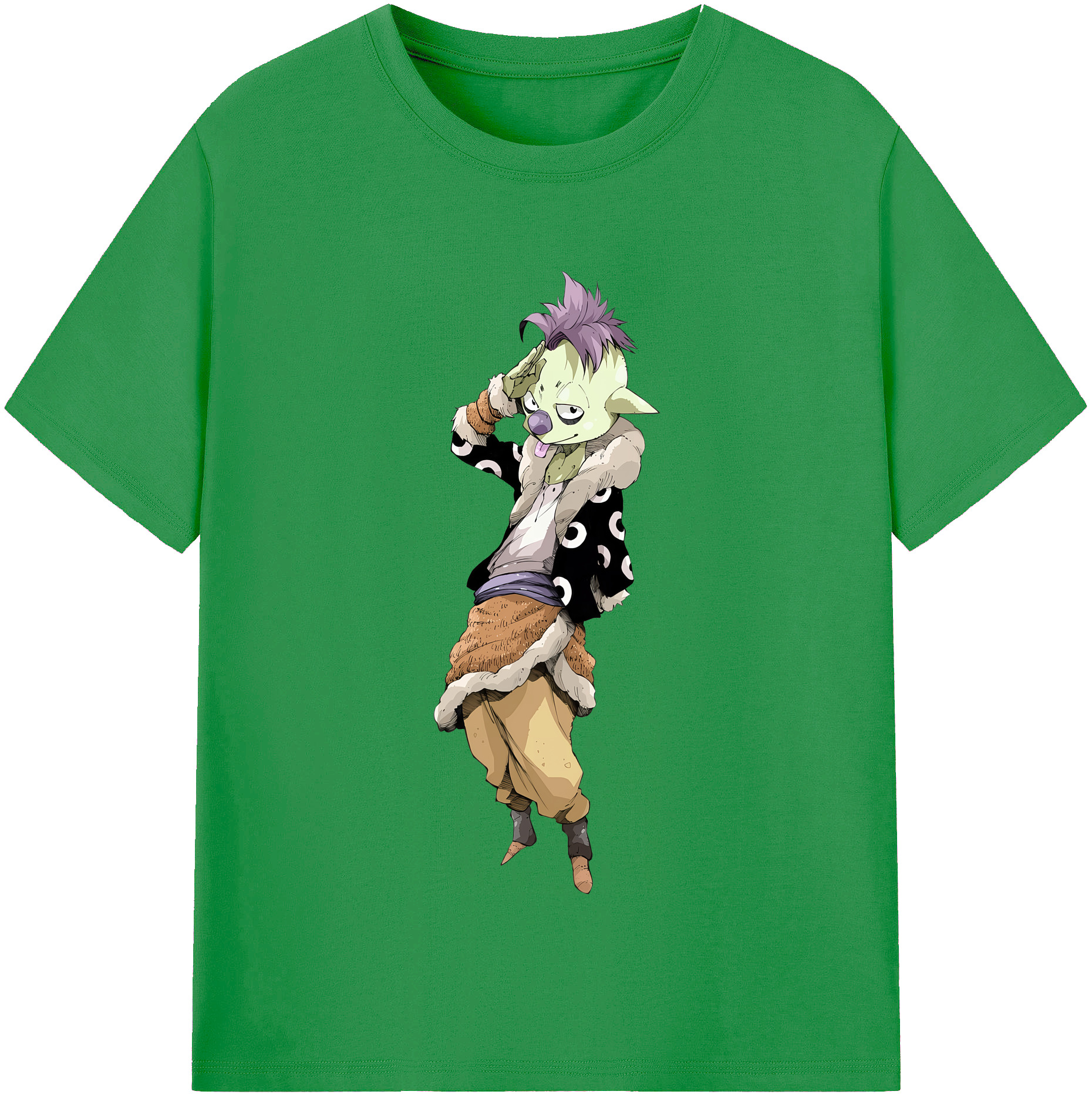 （画像用） 転スラ Regarding Reincarnated to Slime レディースカジュアルプリントTシャツ（綿100％）