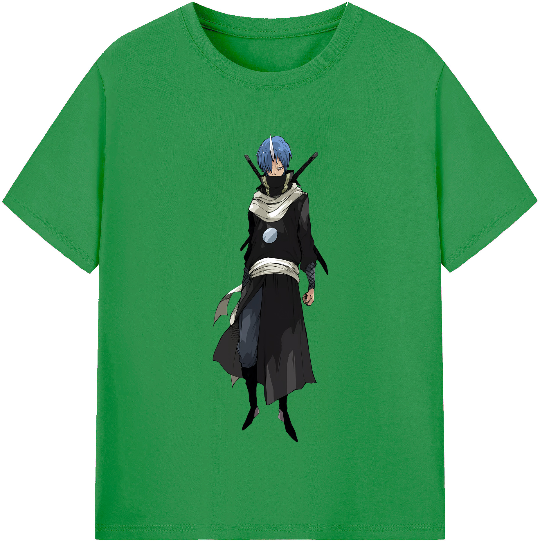 （画像用） 転スラ Regarding Reincarnated to Slime レディースカジュアルプリントTシャツ（綿100％）