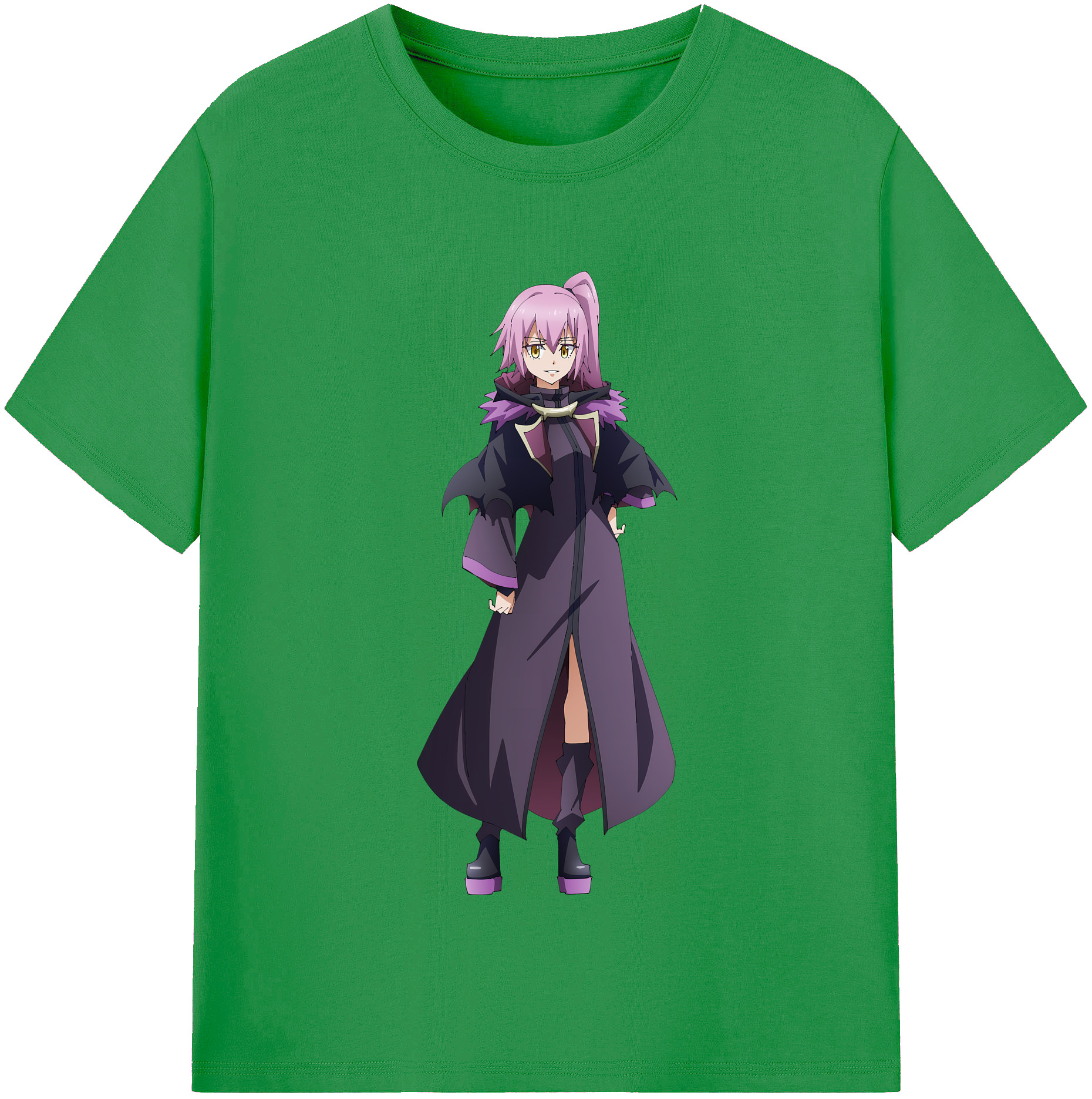 （画像用） 転スラ Regarding Reincarnated to Slime レディースカジュアルプリントTシャツ（綿100％）