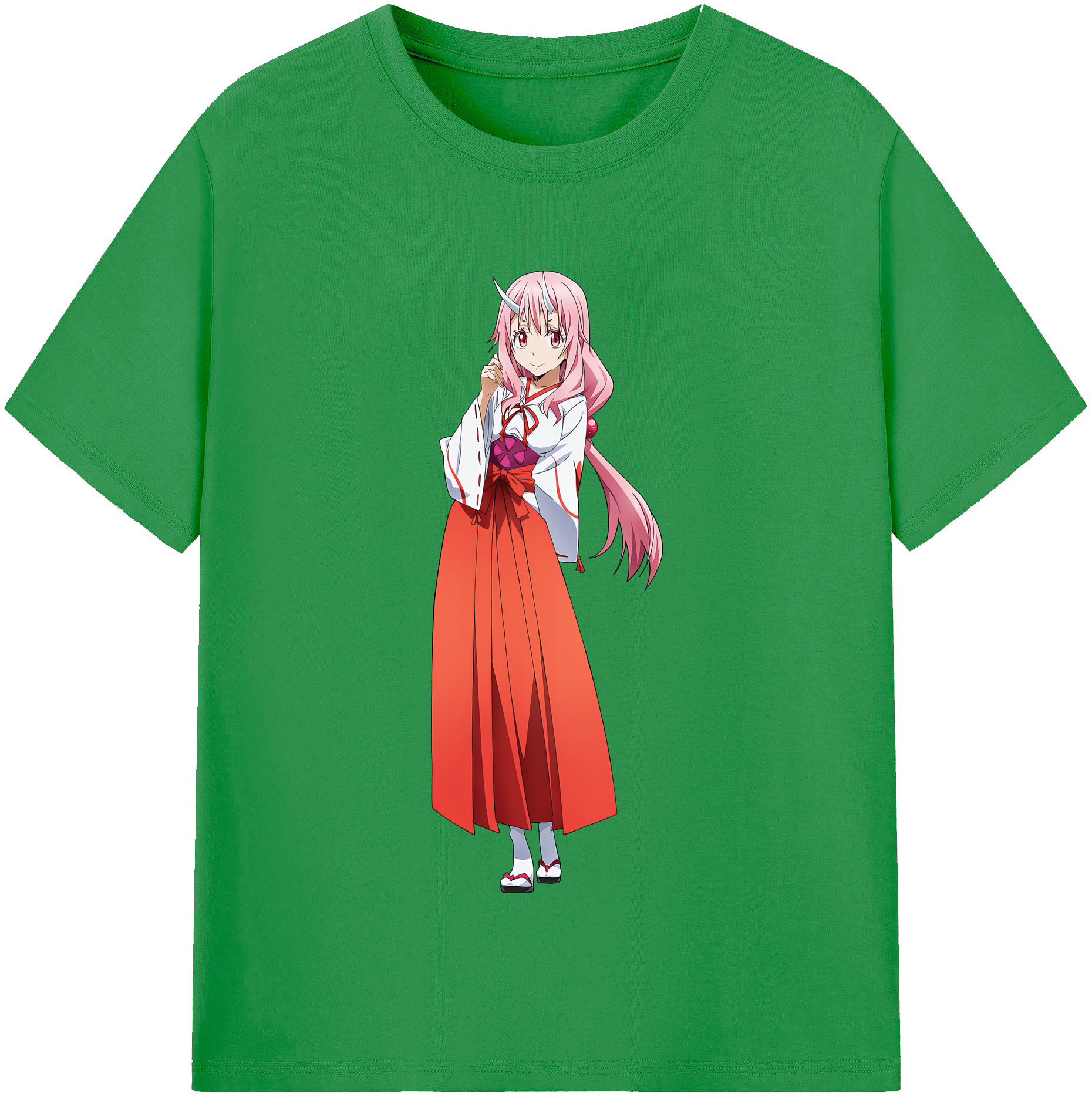 （画像用） 転スラ Regarding Reincarnated to Slime レディースカジュアルプリントTシャツ（綿100％）