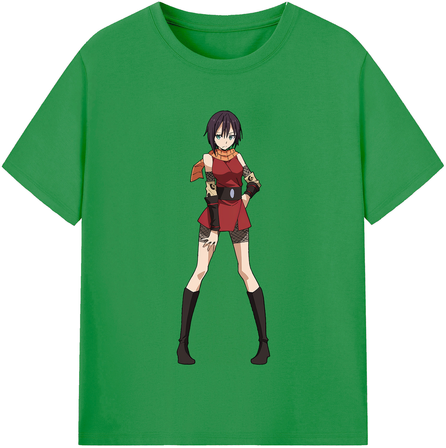 （画像用） 転スラ Regarding Reincarnated to Slime レディースカジュアルプリントTシャツ（綿100％）