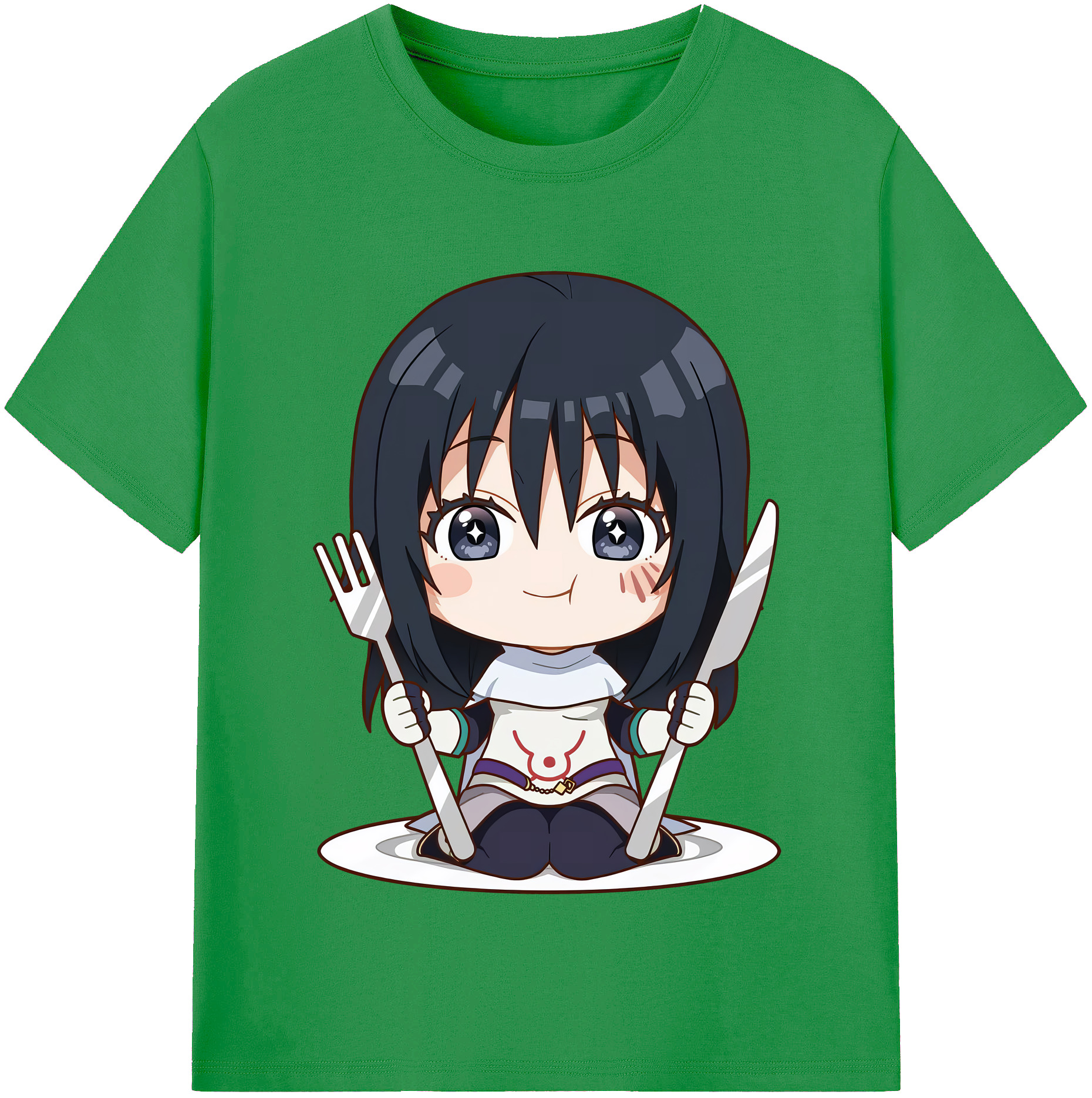（画像用） 転スラ Regarding Reincarnated to Slime レディースカジュアルプリントTシャツ（綿100％）