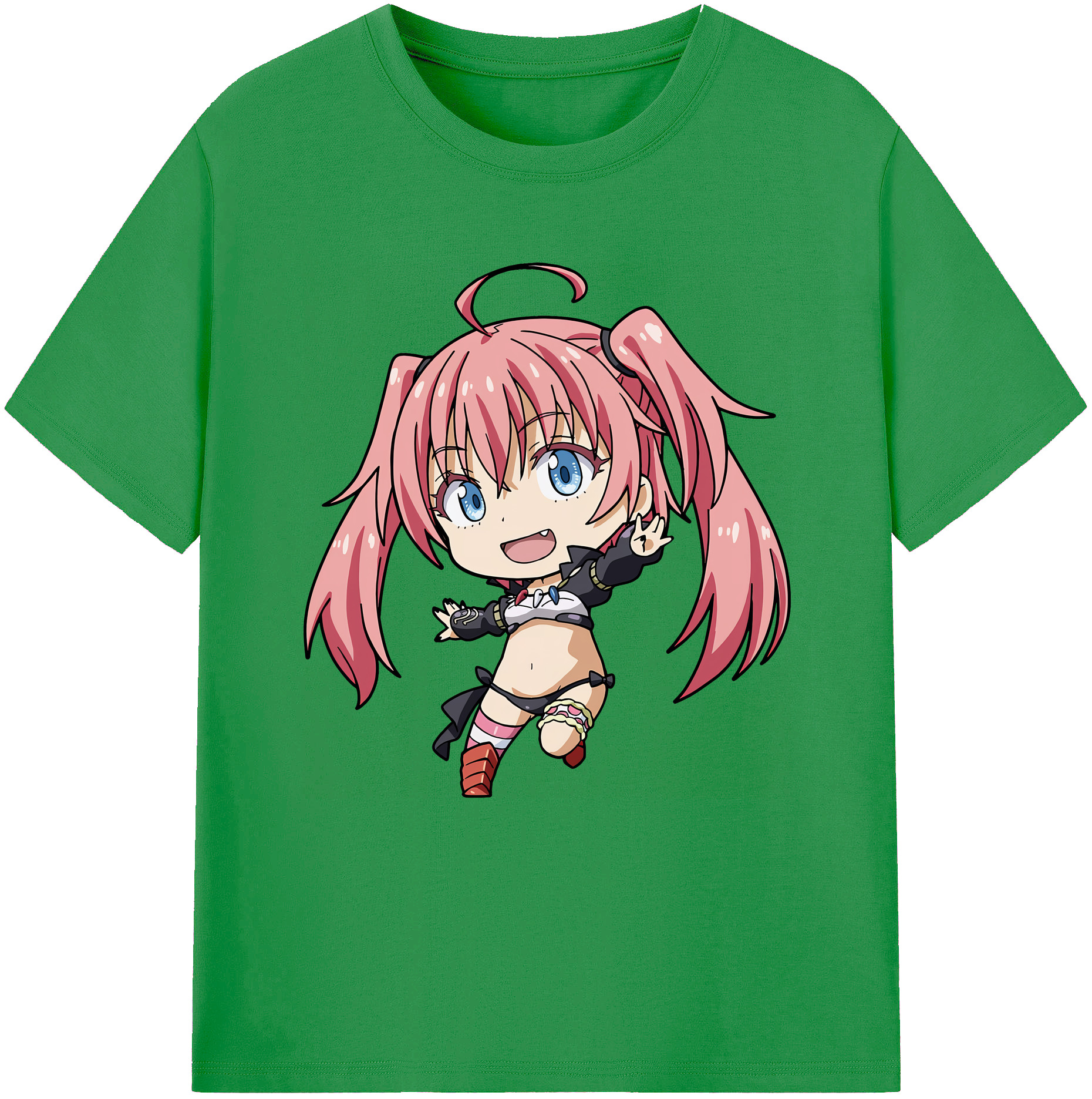 （画像用） 転スラ Regarding Reincarnated to Slime レディースカジュアルプリントTシャツ（綿100％）