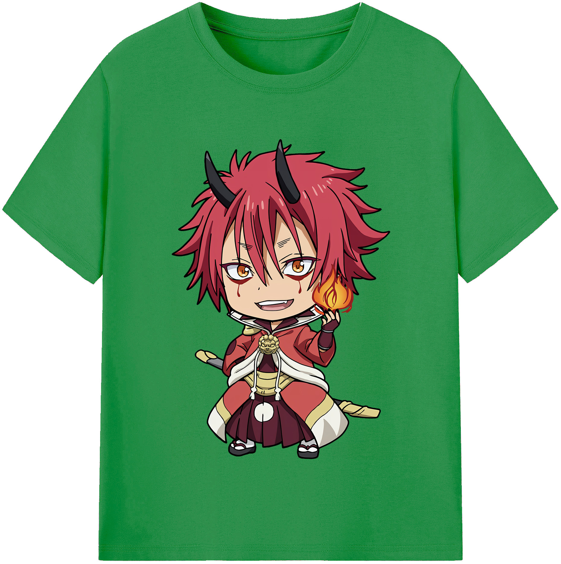 （画像用） 転スラ Regarding Reincarnated to Slime レディースカジュアルプリントTシャツ（綿100％）