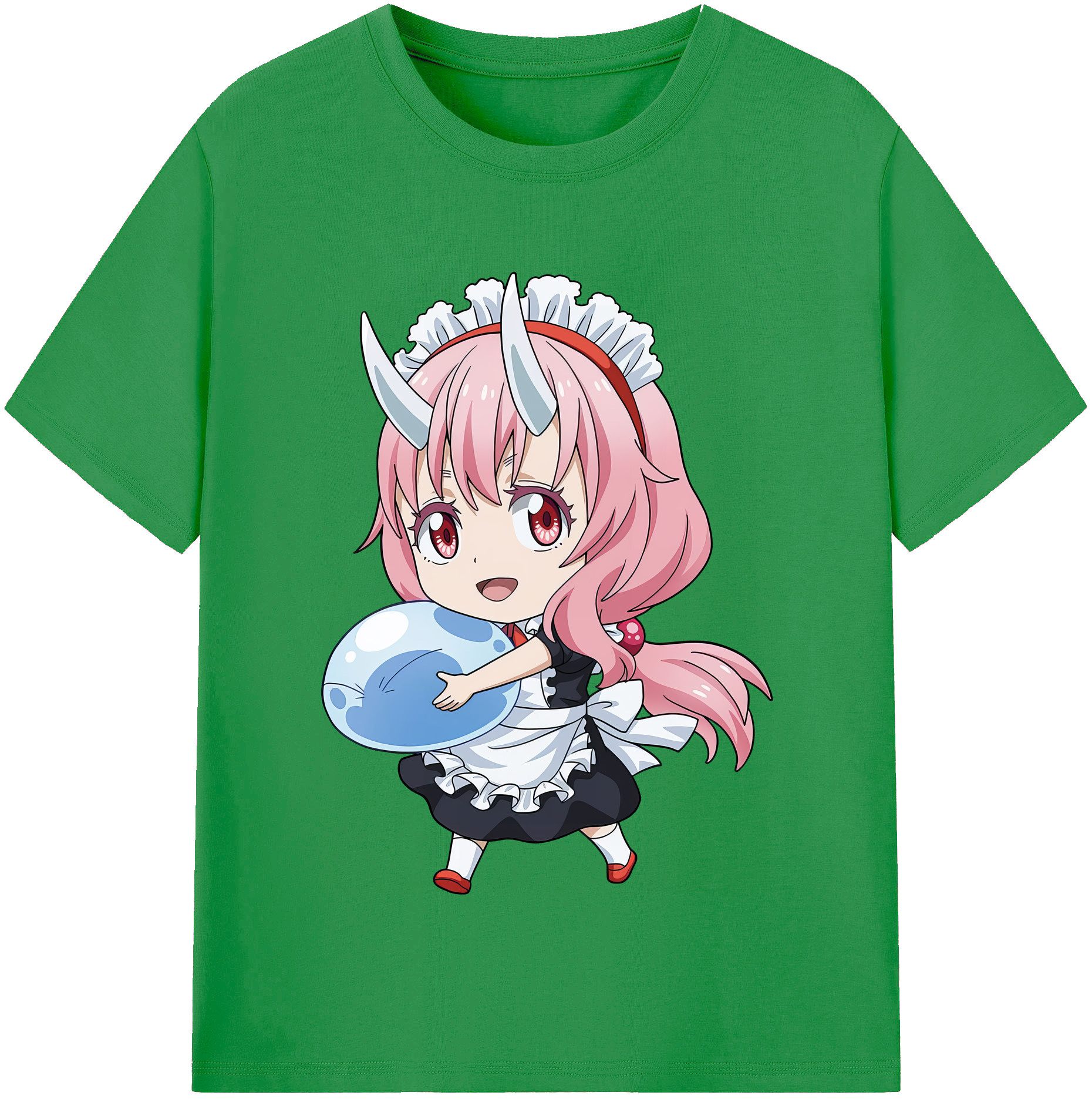 （画像用） 転スラ Regarding Reincarnated to Slime レディースカジュアルプリントTシャツ（綿100％）