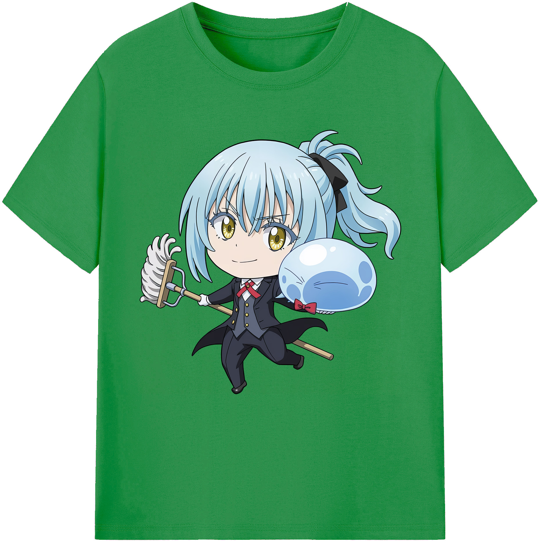 （画像用） 転スラ Regarding Reincarnated to Slime レディースカジュアルプリントTシャツ（綿100％）