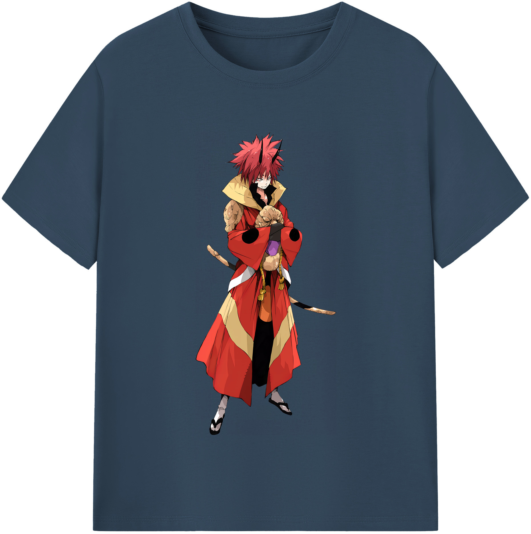 （画像用） 転スラ Regarding Reincarnated to Slime レディースカジュアルプリントTシャツ（綿100％）