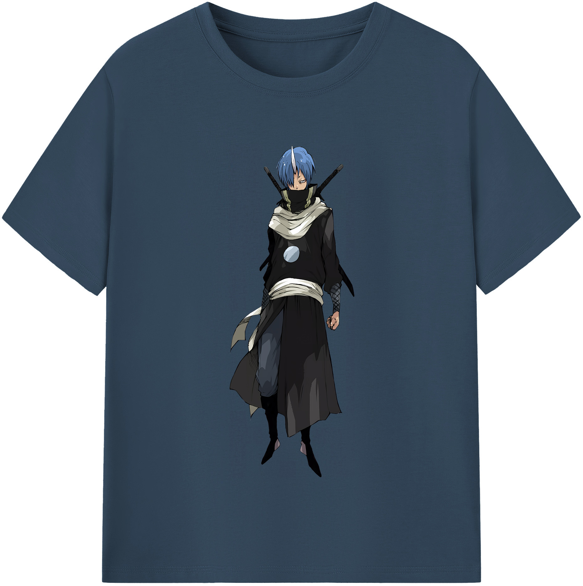 （画像用） 転スラ Regarding Reincarnated to Slime レディースカジュアルプリントTシャツ（綿100％）