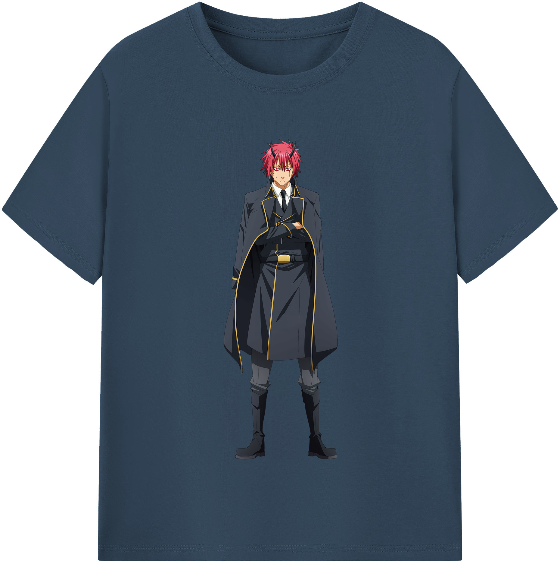 （画像用） 転スラ Regarding Reincarnated to Slime レディースカジュアルプリントTシャツ（綿100％）