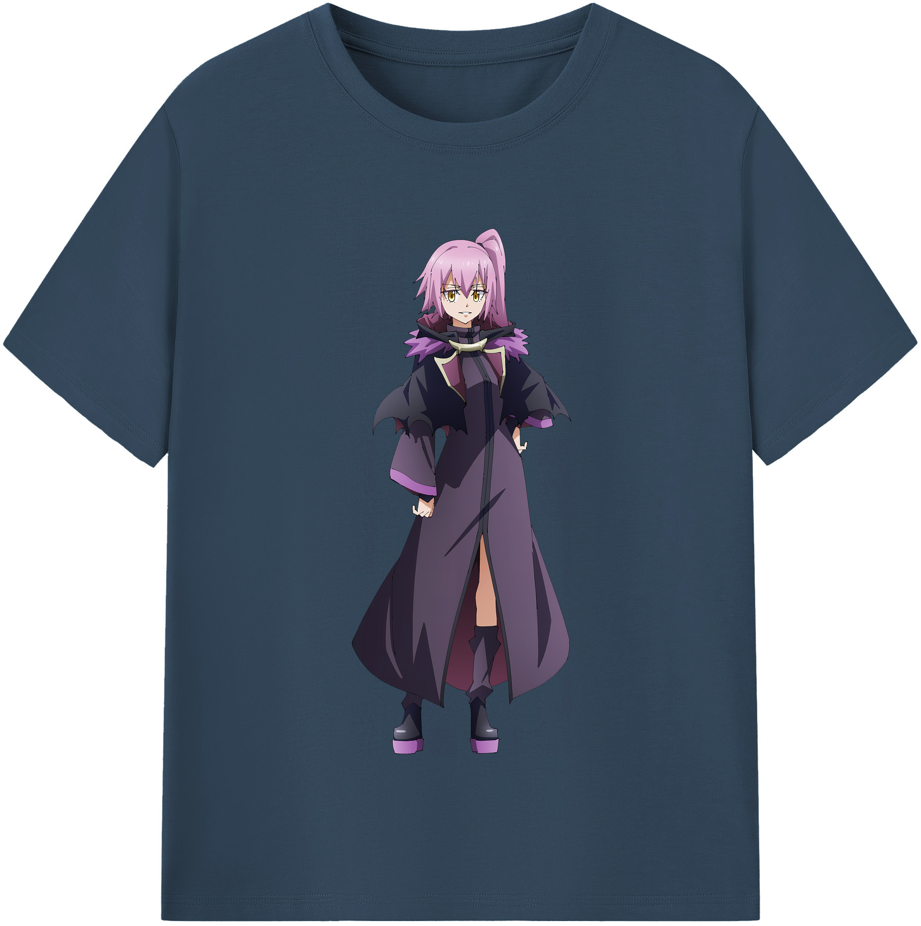 （画像用） 転スラ Regarding Reincarnated to Slime レディースカジュアルプリントTシャツ（綿100％）