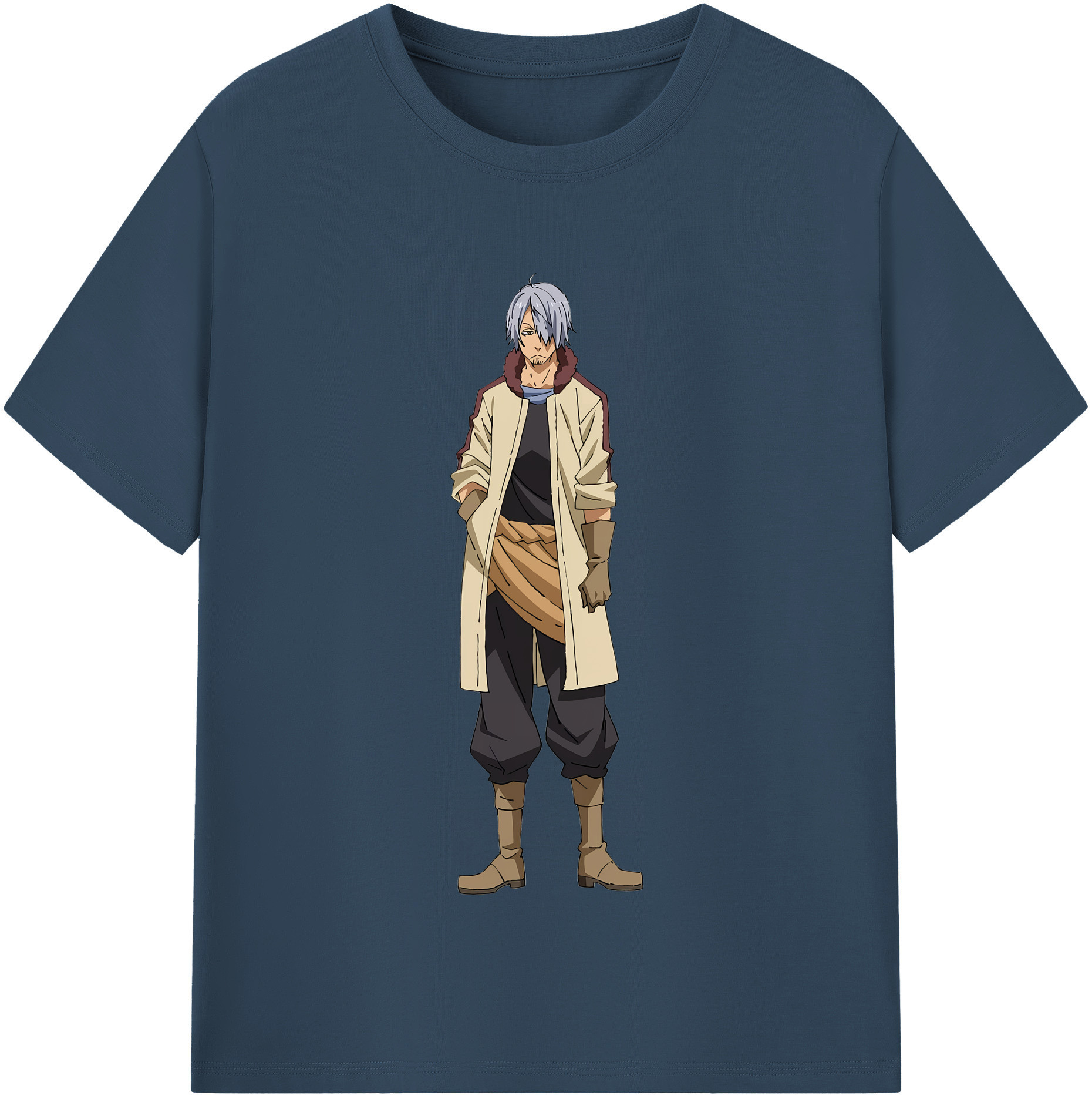 （画像用） 転スラ Regarding Reincarnated to Slime レディースカジュアルプリントTシャツ（綿100％）