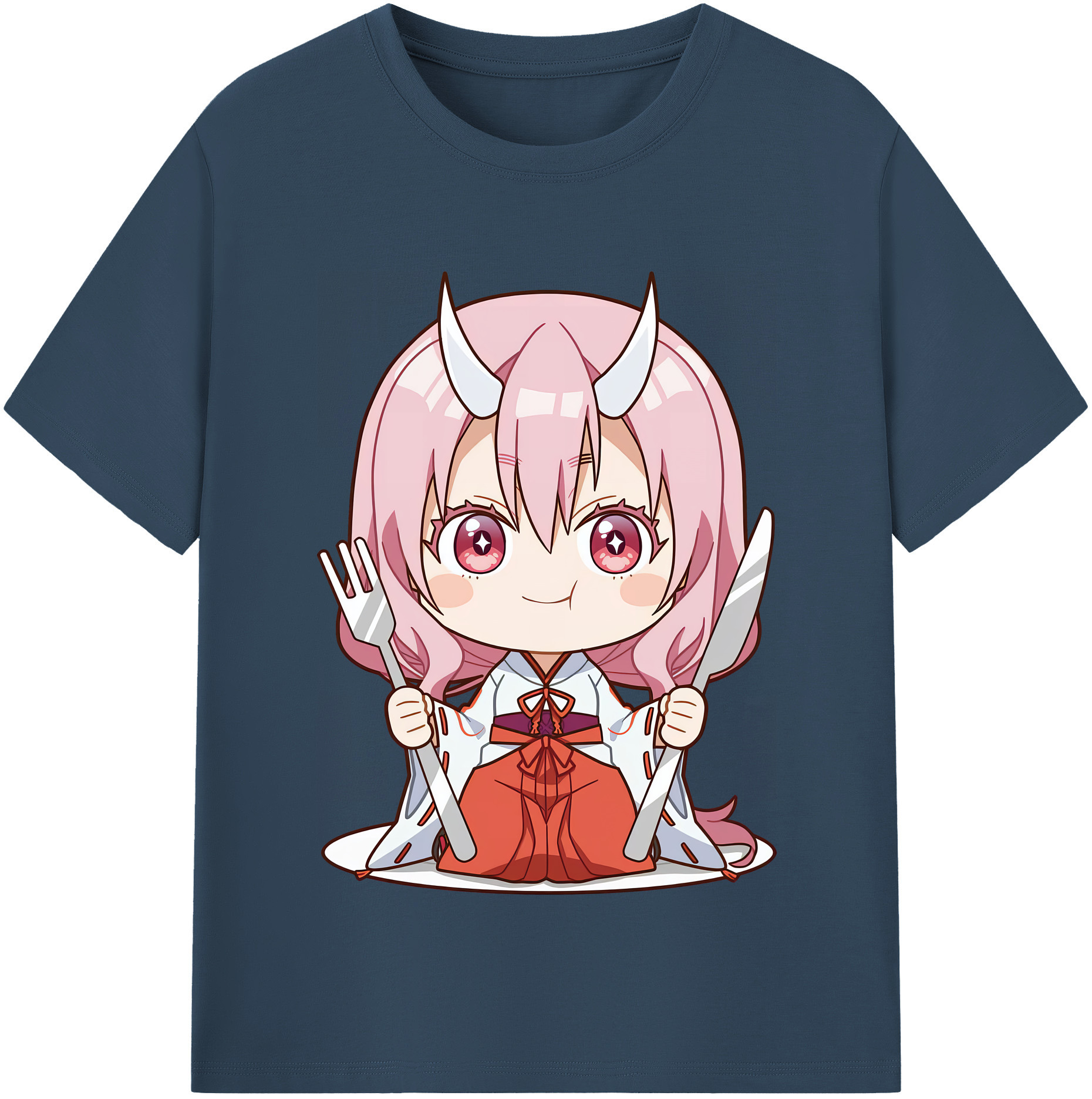 （画像用） 転スラ Regarding Reincarnated to Slime レディースカジュアルプリントTシャツ（綿100％）