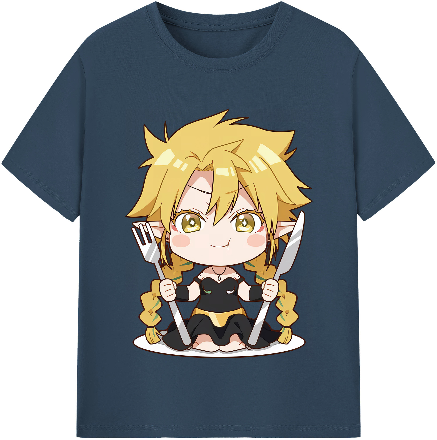 （画像用） 転スラ Regarding Reincarnated to Slime レディースカジュアルプリントTシャツ（綿100％）