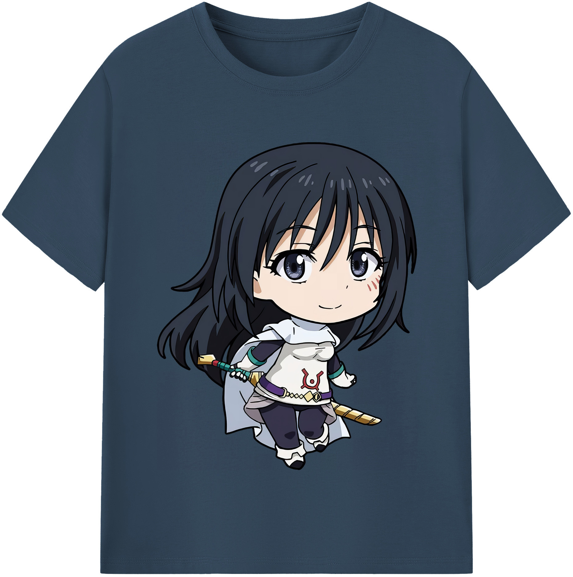 （画像用） 転スラ Regarding Reincarnated to Slime レディースカジュアルプリントTシャツ（綿100％）