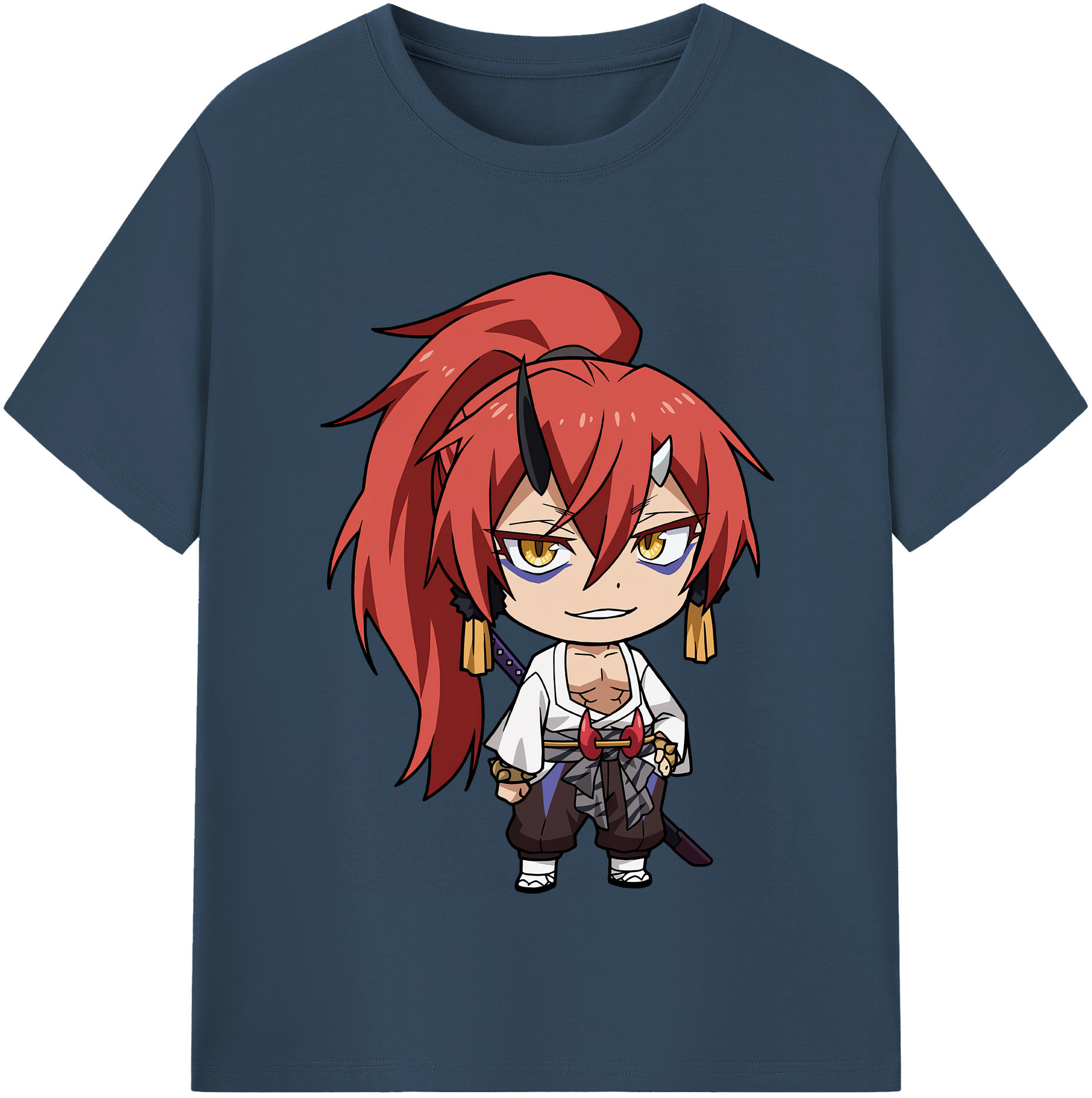 （画像用） 転スラ Regarding Reincarnated to Slime レディースカジュアルプリントTシャツ（綿100％）