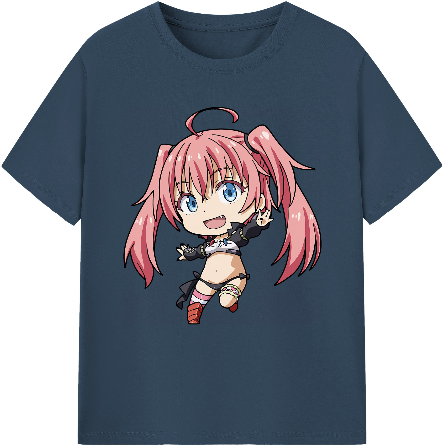 （画像用） 転スラ Regarding Reincarnated to Slime レディースカジュアルプリントTシャツ（綿100％）