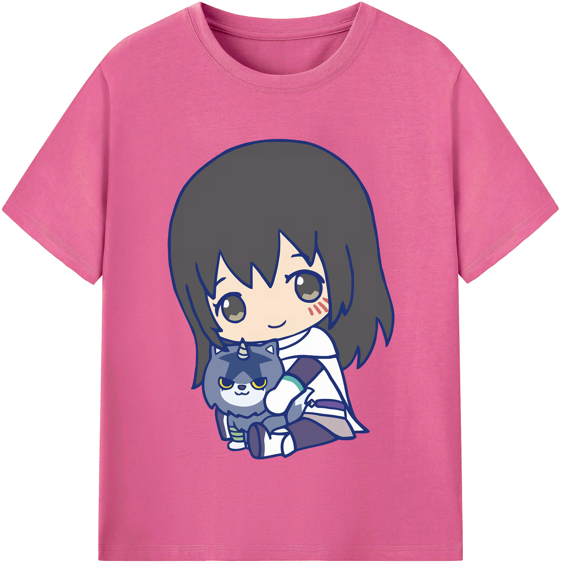 （画像用） 転スラ Regarding Reincarnated to Slime レディースカジュアルプリントTシャツ（綿100％）