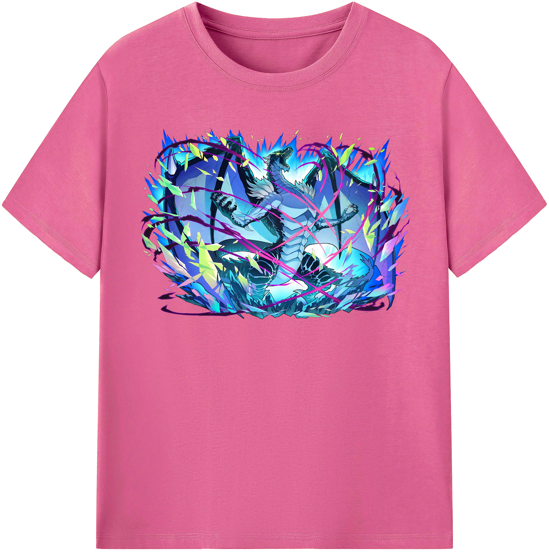 （画像用） 転スラ Regarding Reincarnated to Slime レディースカジュアルプリントTシャツ（綿100％）