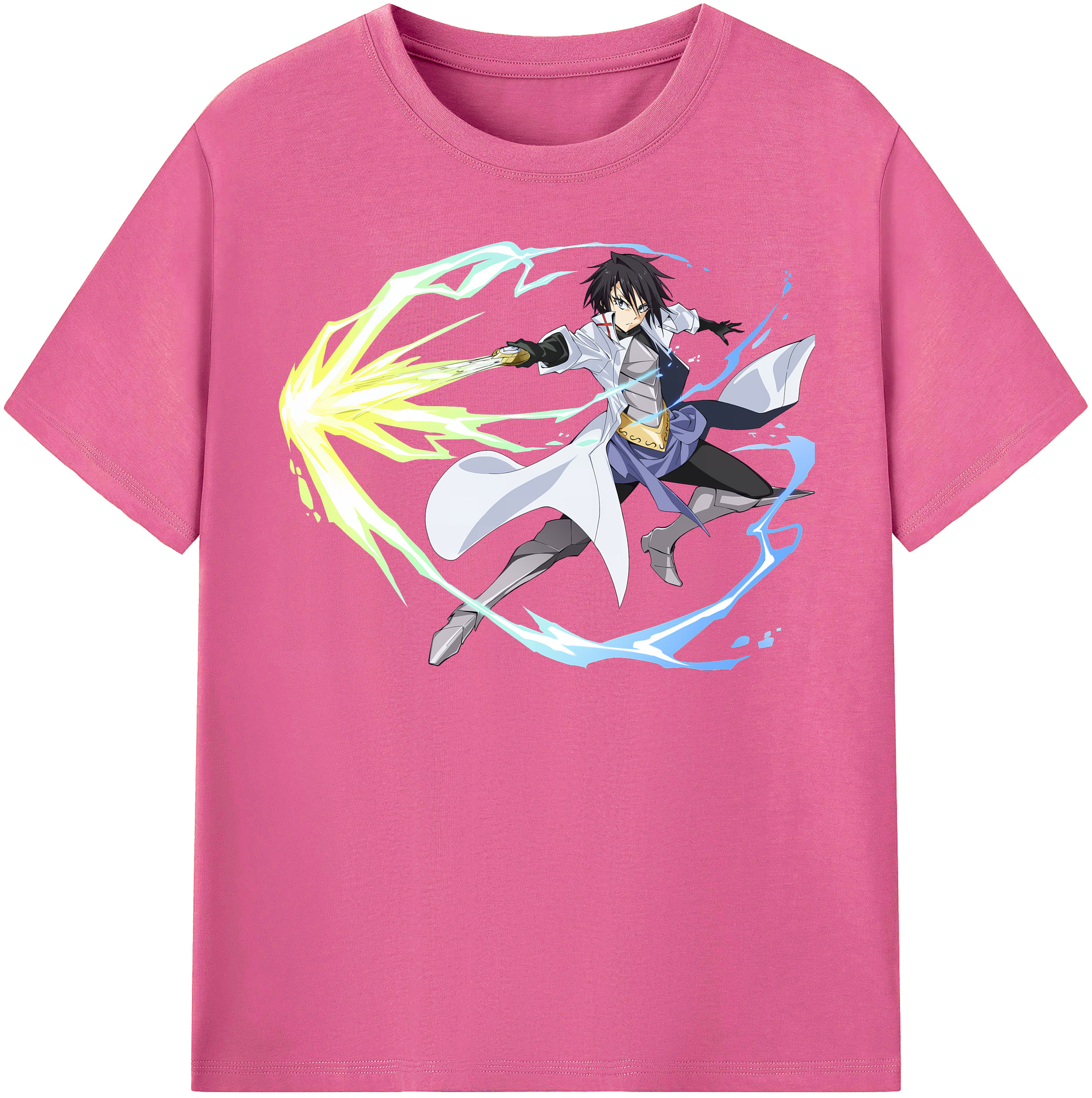 （画像用） 転スラ Regarding Reincarnated to Slime レディースカジュアルプリントTシャツ（綿100％）