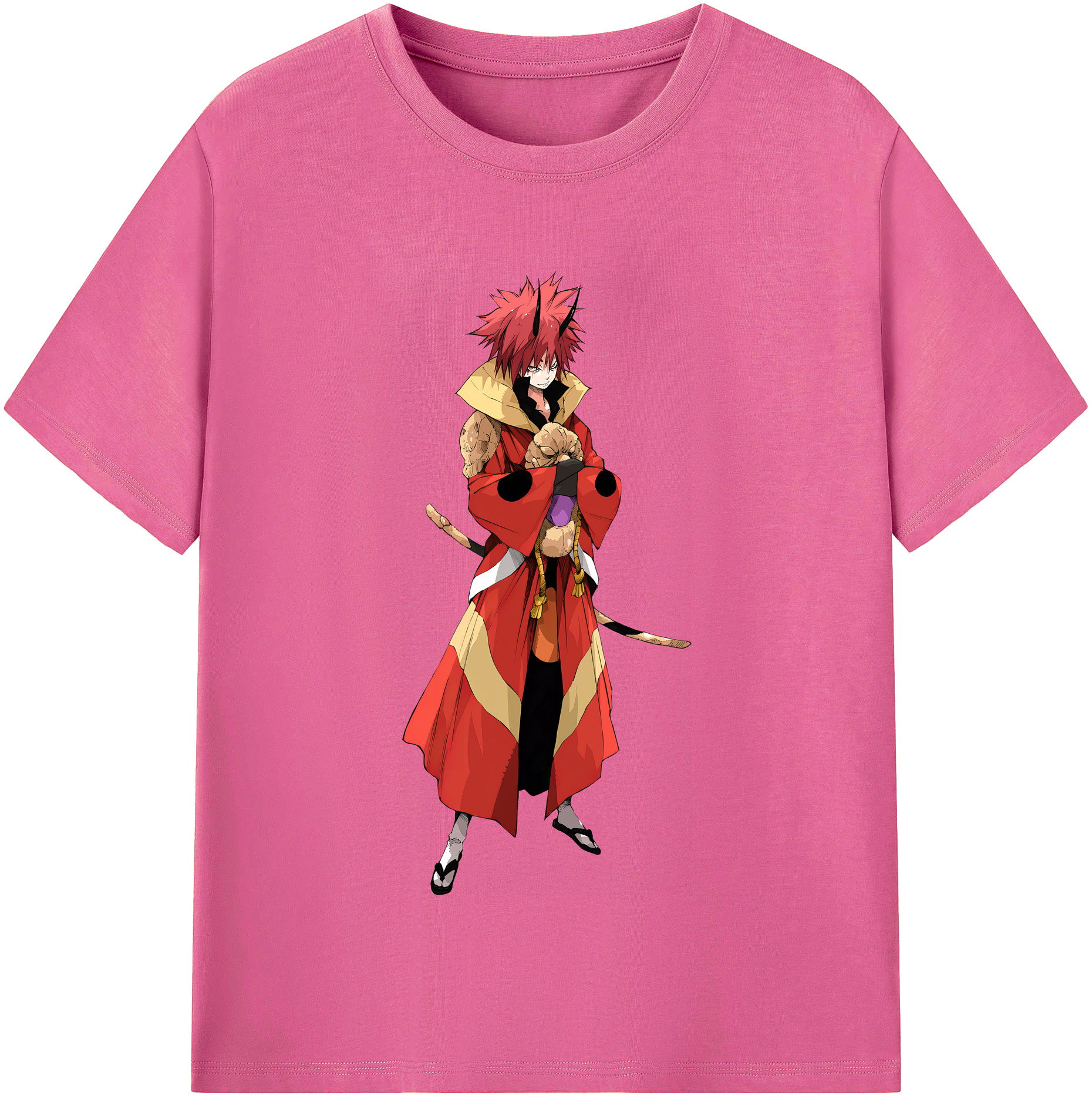 （画像用） 転スラ Regarding Reincarnated to Slime レディースカジュアルプリントTシャツ（綿100％）