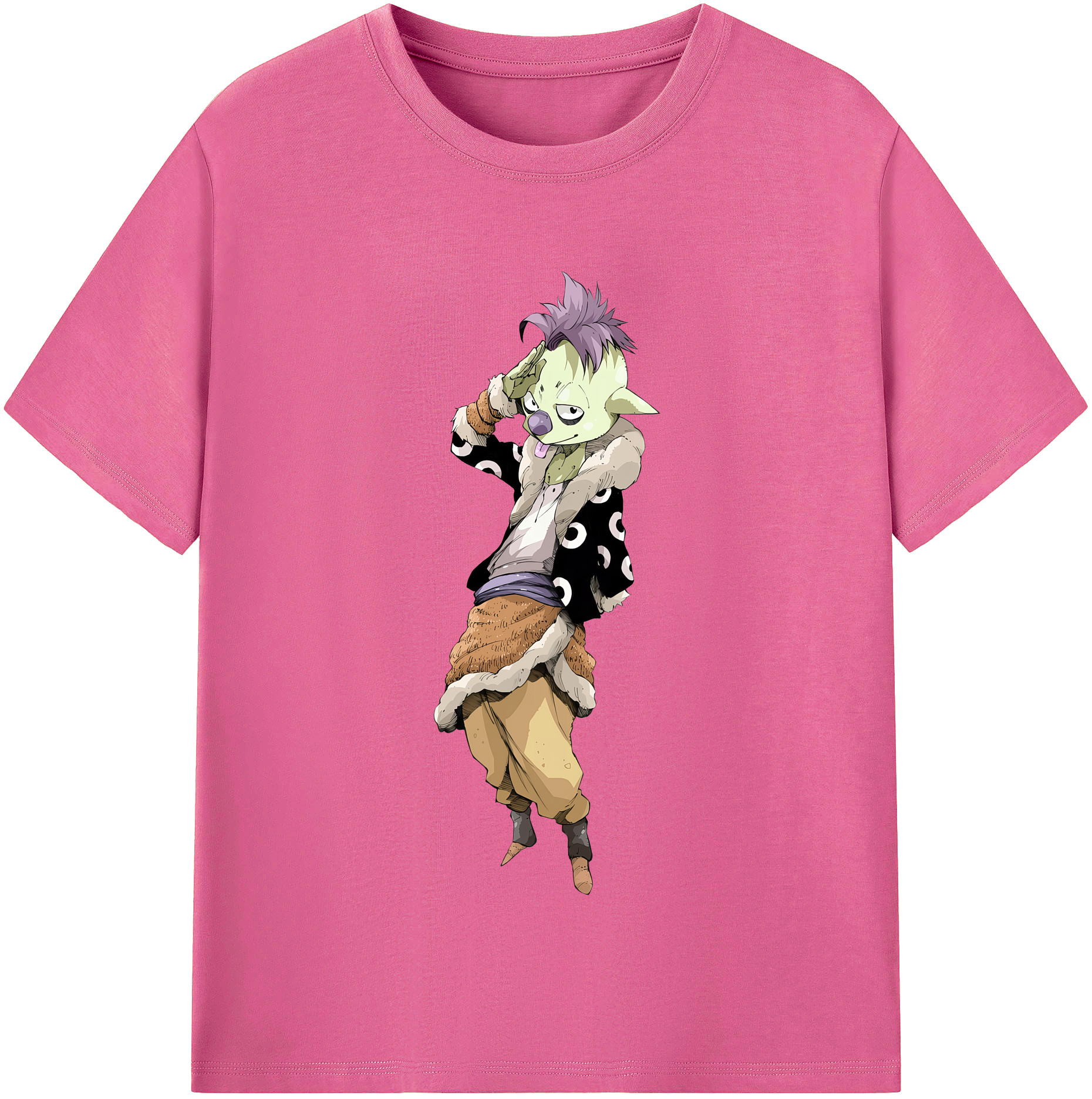 （画像用） 転スラ Regarding Reincarnated to Slime レディースカジュアルプリントTシャツ（綿100％）