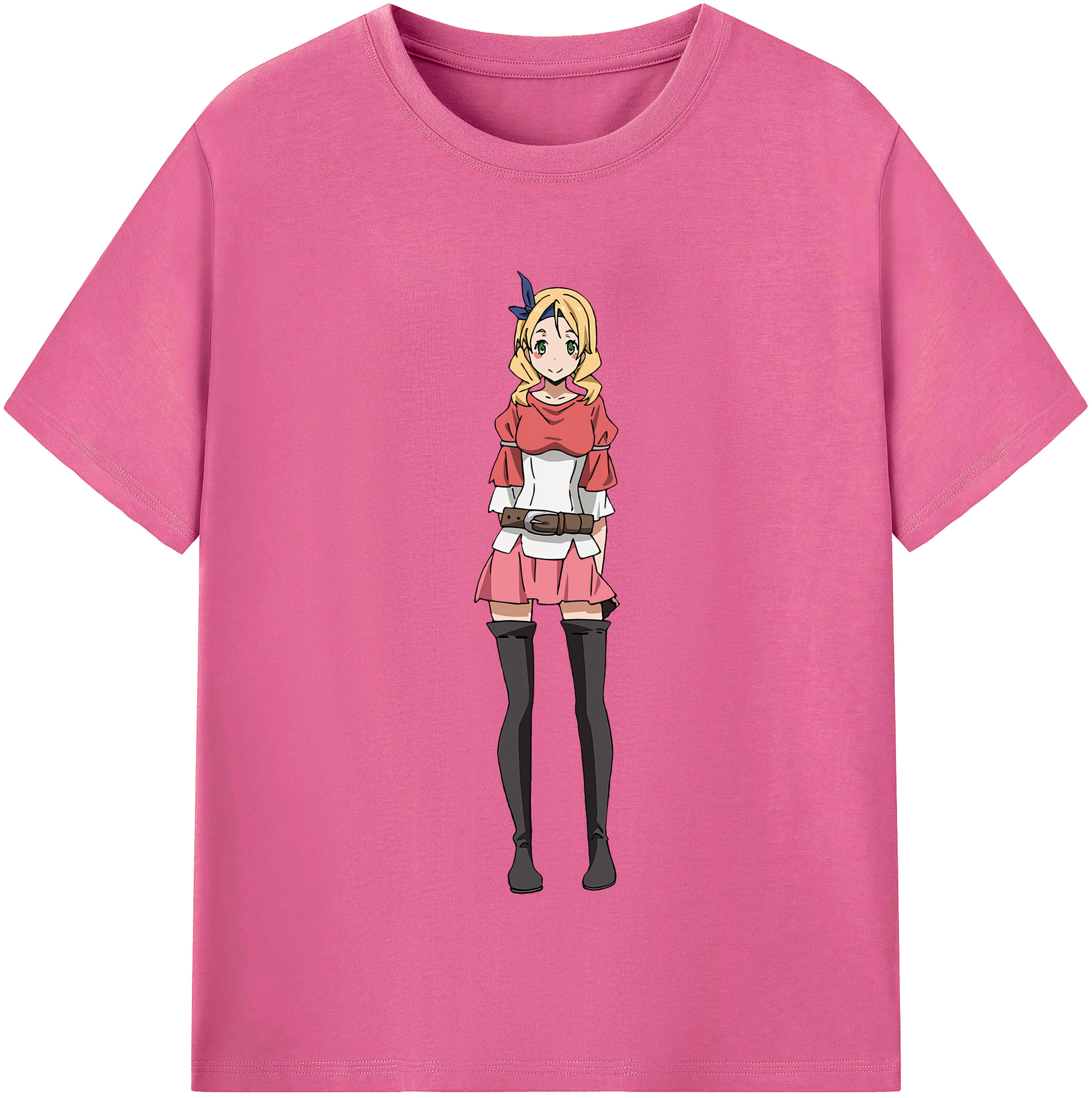 （画像用） 転スラ Regarding Reincarnated to Slime レディースカジュアルプリントTシャツ（綿100％）