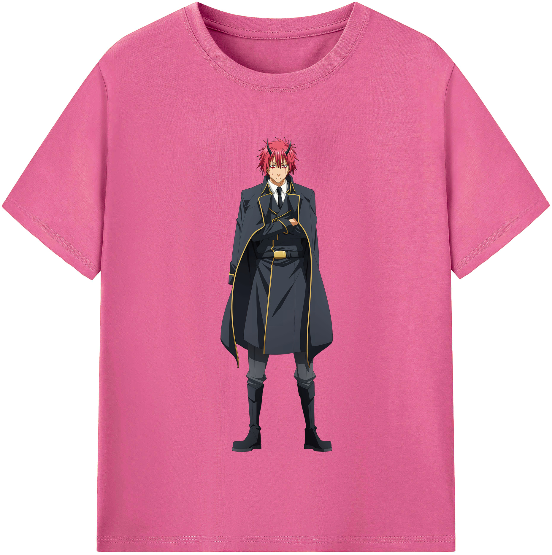 （画像用） 転スラ Regarding Reincarnated to Slime レディースカジュアルプリントTシャツ（綿100％）