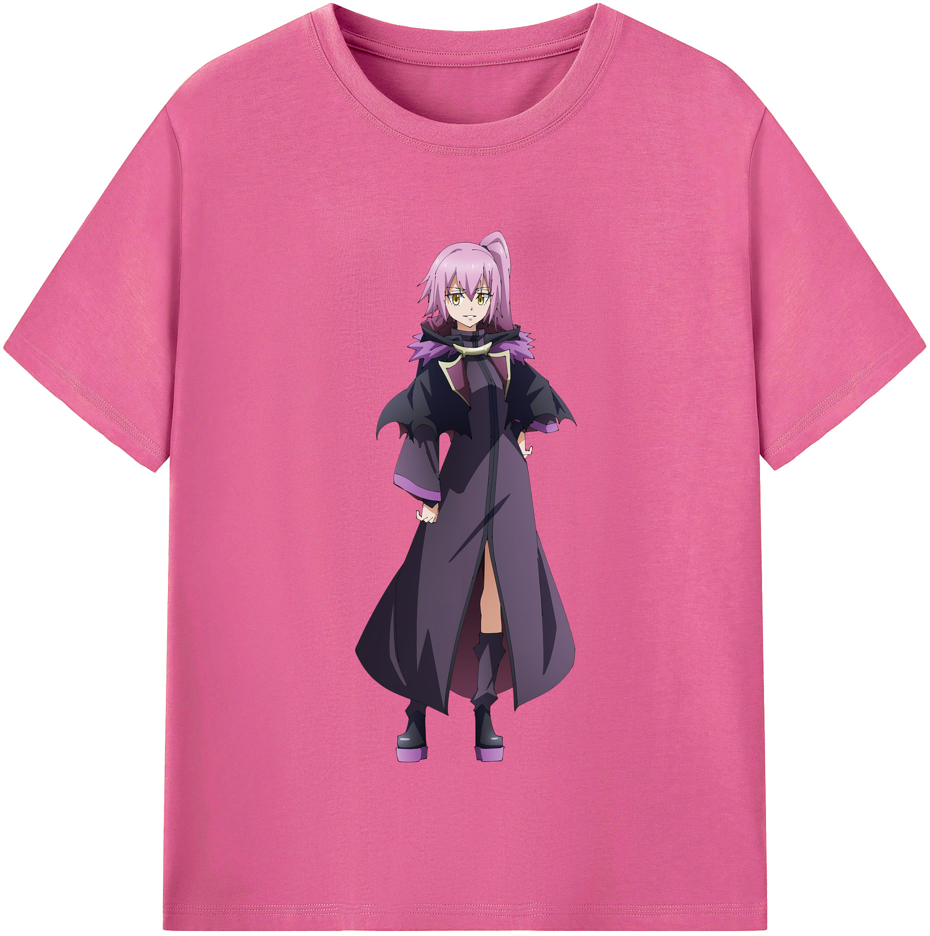 （画像用） 転スラ Regarding Reincarnated to Slime レディースカジュアルプリントTシャツ（綿100％）