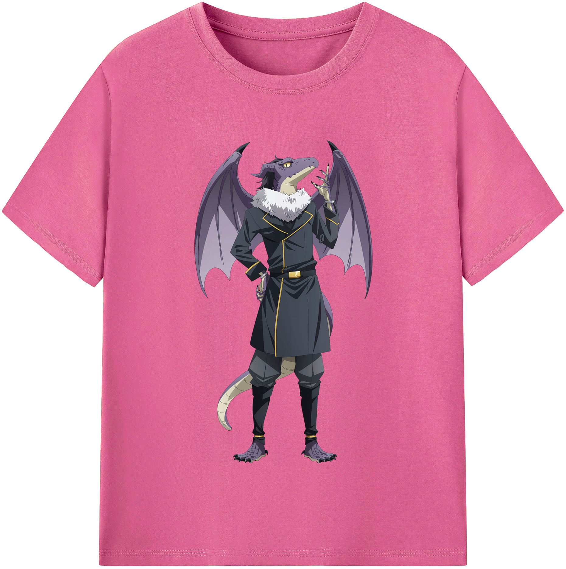 （画像用） 転スラ Regarding Reincarnated to Slime レディースカジュアルプリントTシャツ（綿100％）
