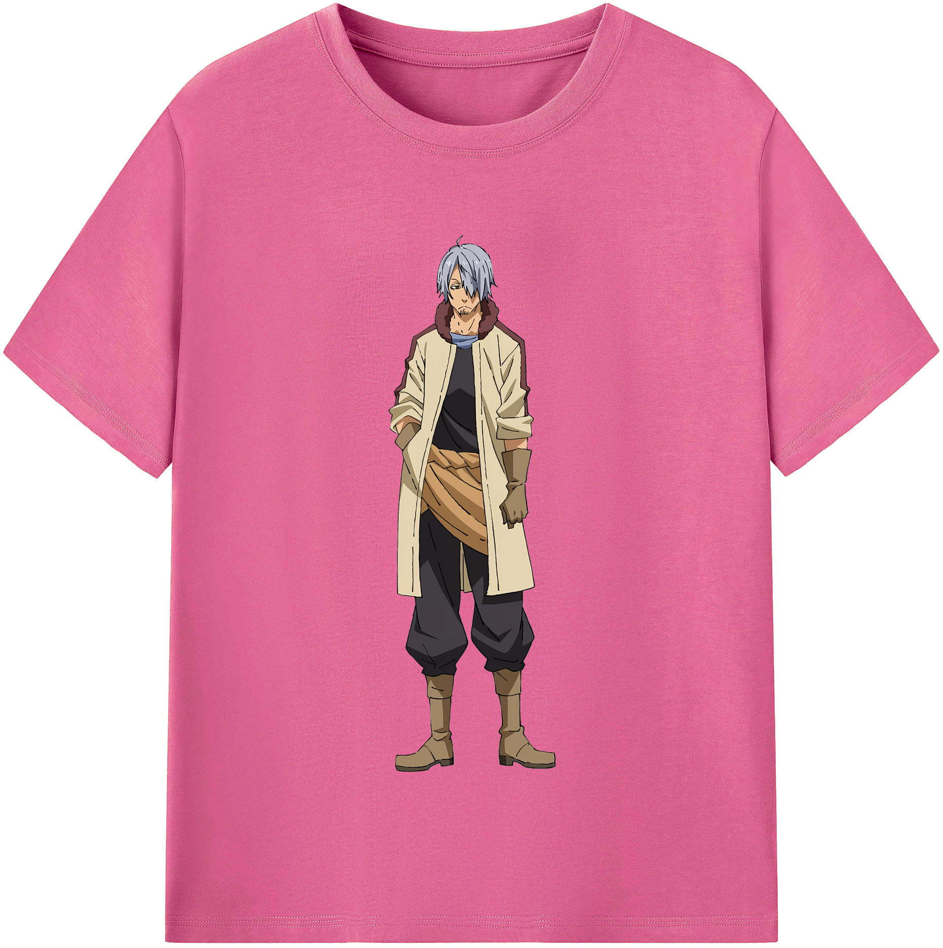 （画像用） 転スラ Regarding Reincarnated to Slime レディースカジュアルプリントTシャツ（綿100％）