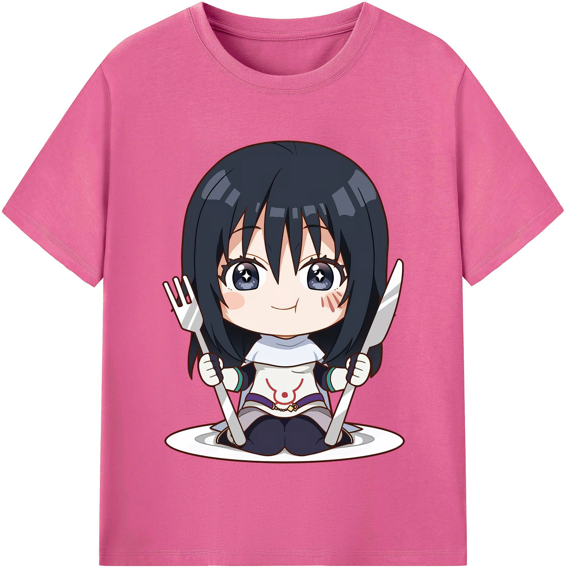 （画像用） 転スラ Regarding Reincarnated to Slime レディースカジュアルプリントTシャツ（綿100％）