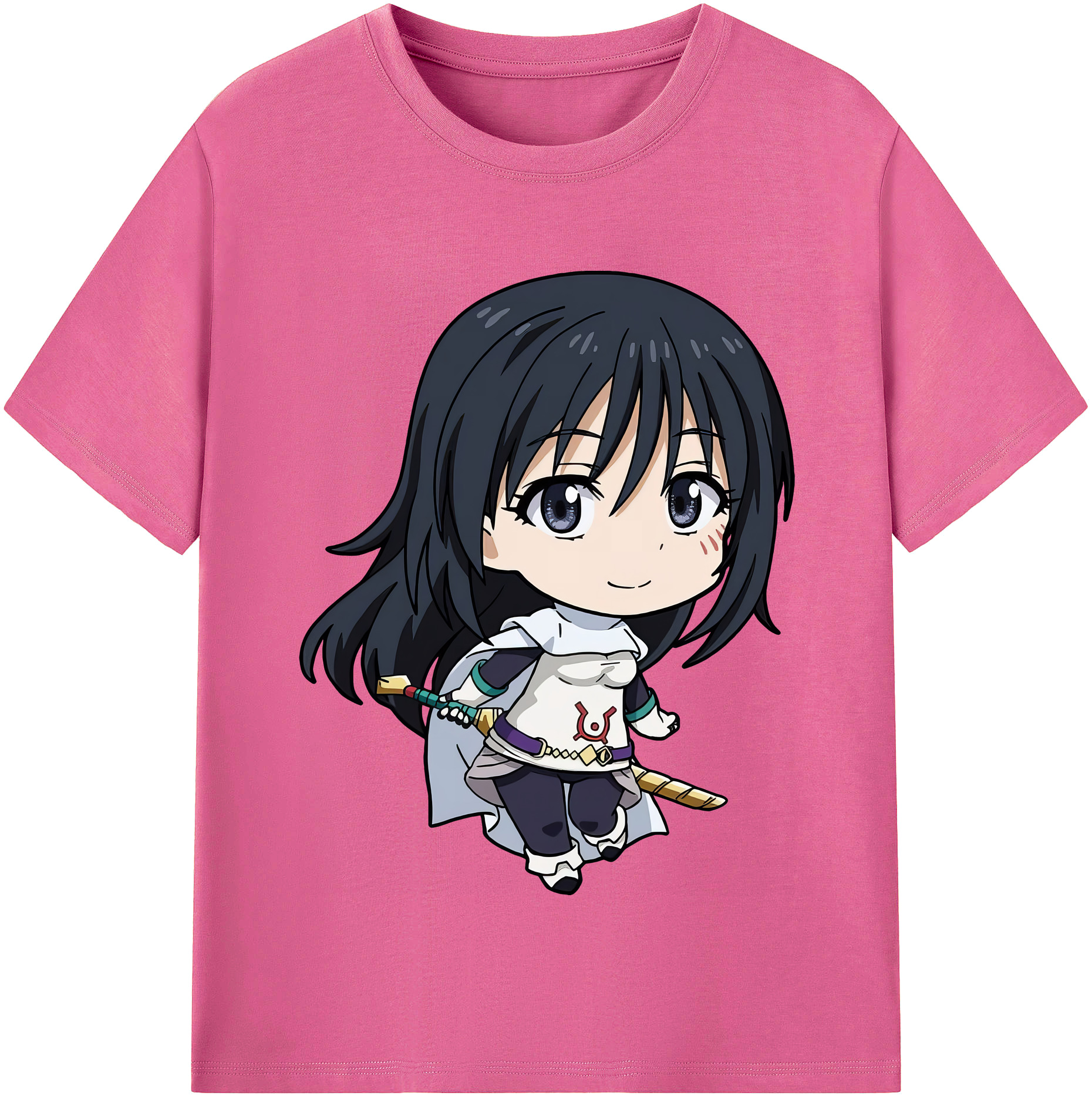 （画像用） 転スラ Regarding Reincarnated to Slime レディースカジュアルプリントTシャツ（綿100％）