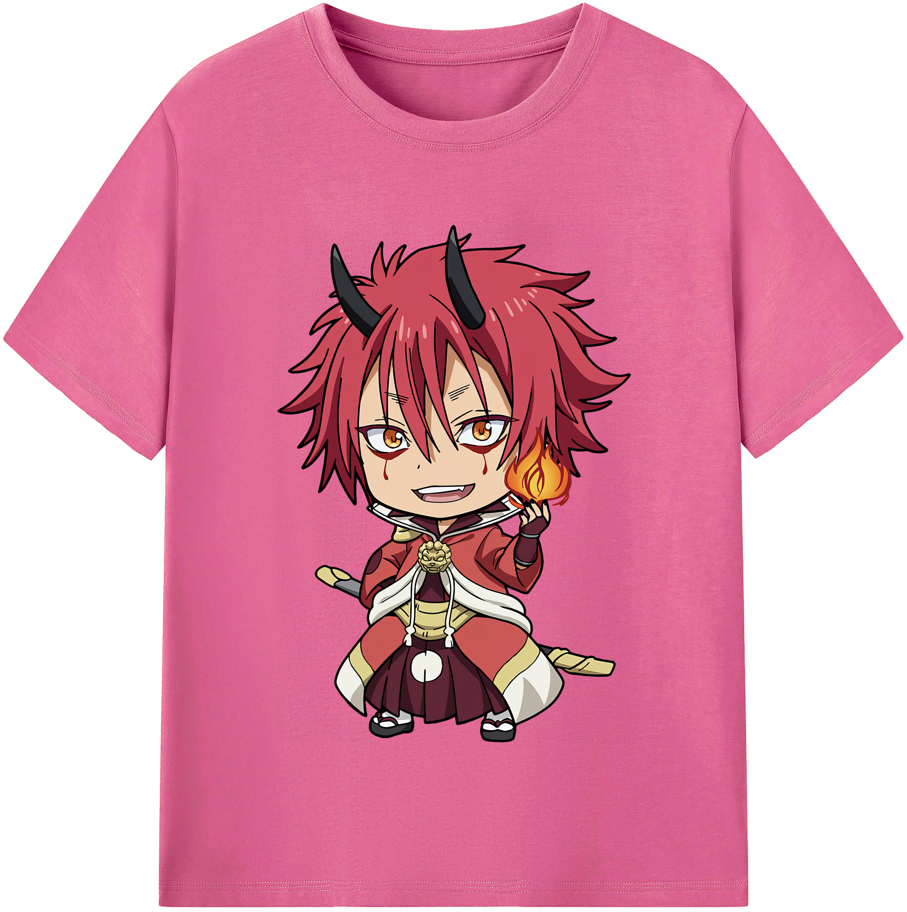 （画像用） 転スラ Regarding Reincarnated to Slime レディースカジュアルプリントTシャツ（綿100％）