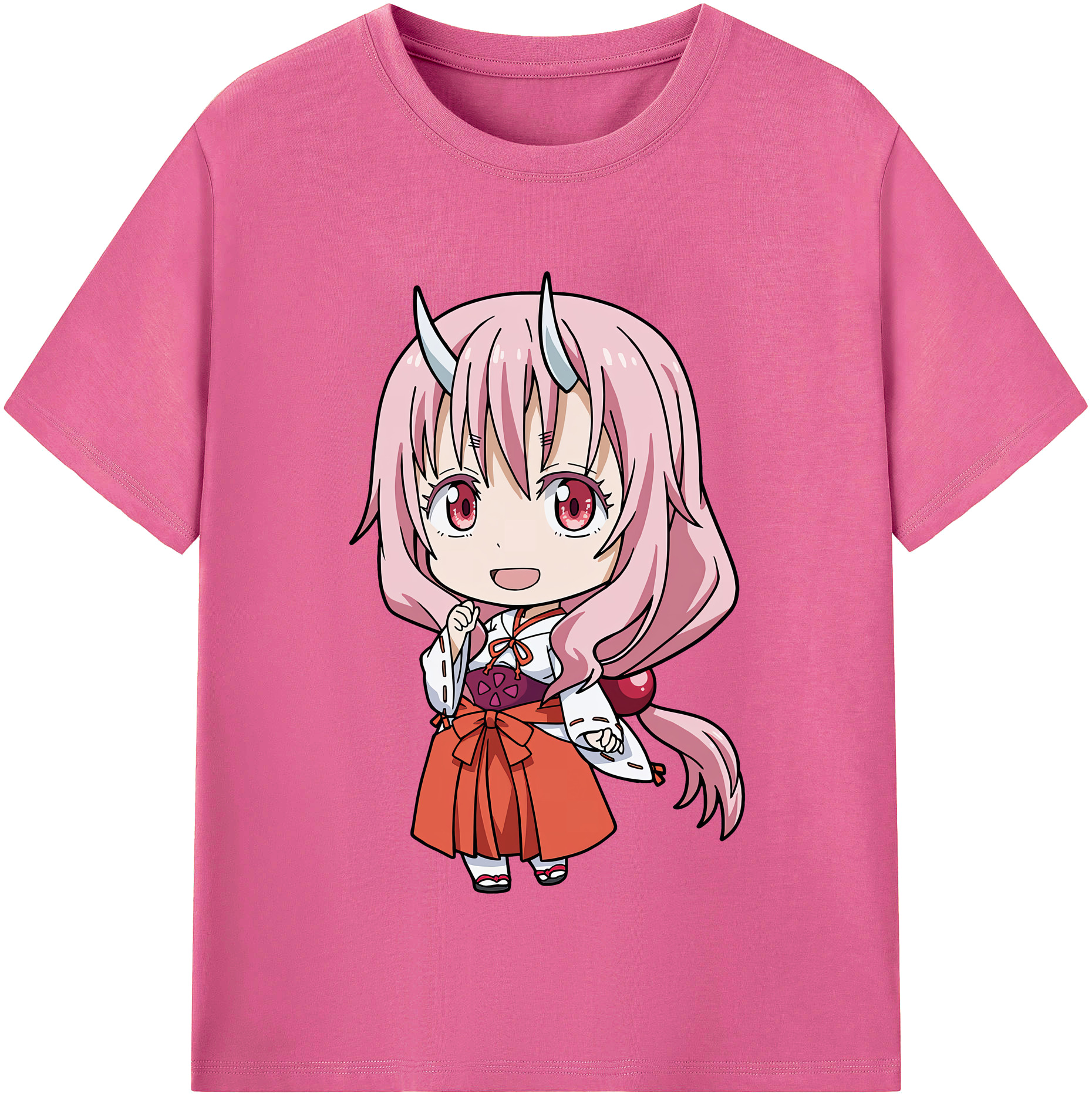 （画像用） 転スラ Regarding Reincarnated to Slime レディースカジュアルプリントTシャツ（綿100％）