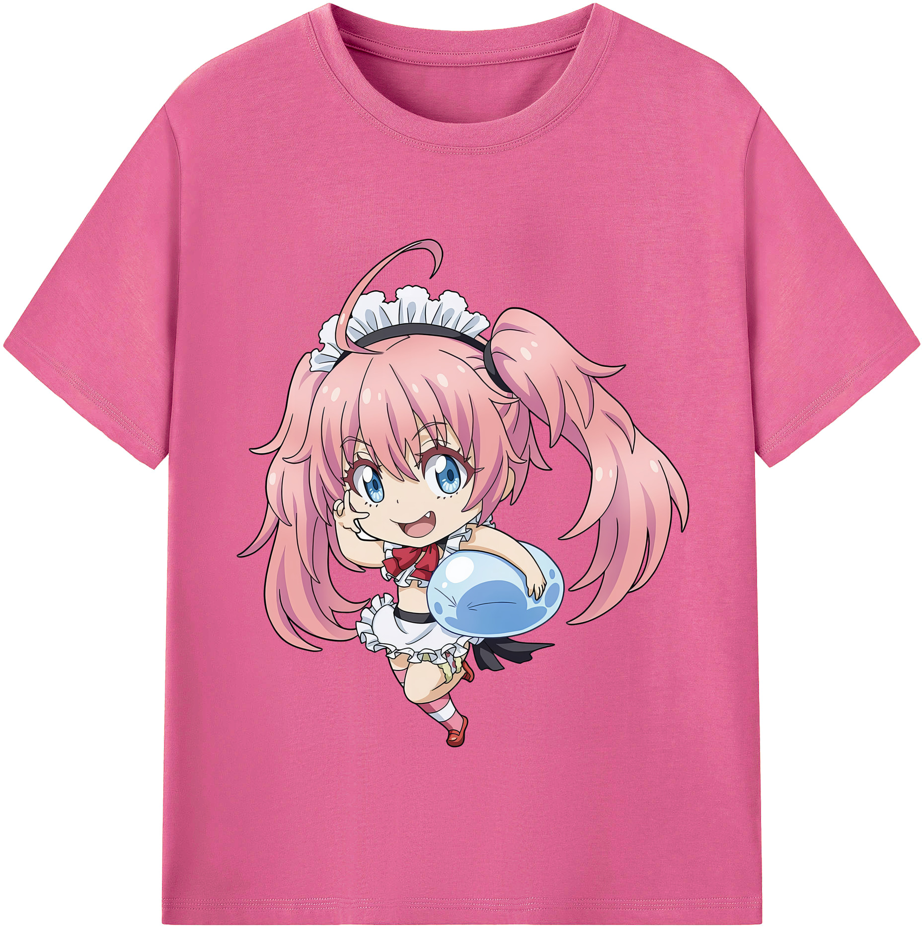 （画像用） 転スラ Regarding Reincarnated to Slime レディースカジュアルプリントTシャツ（綿100％）