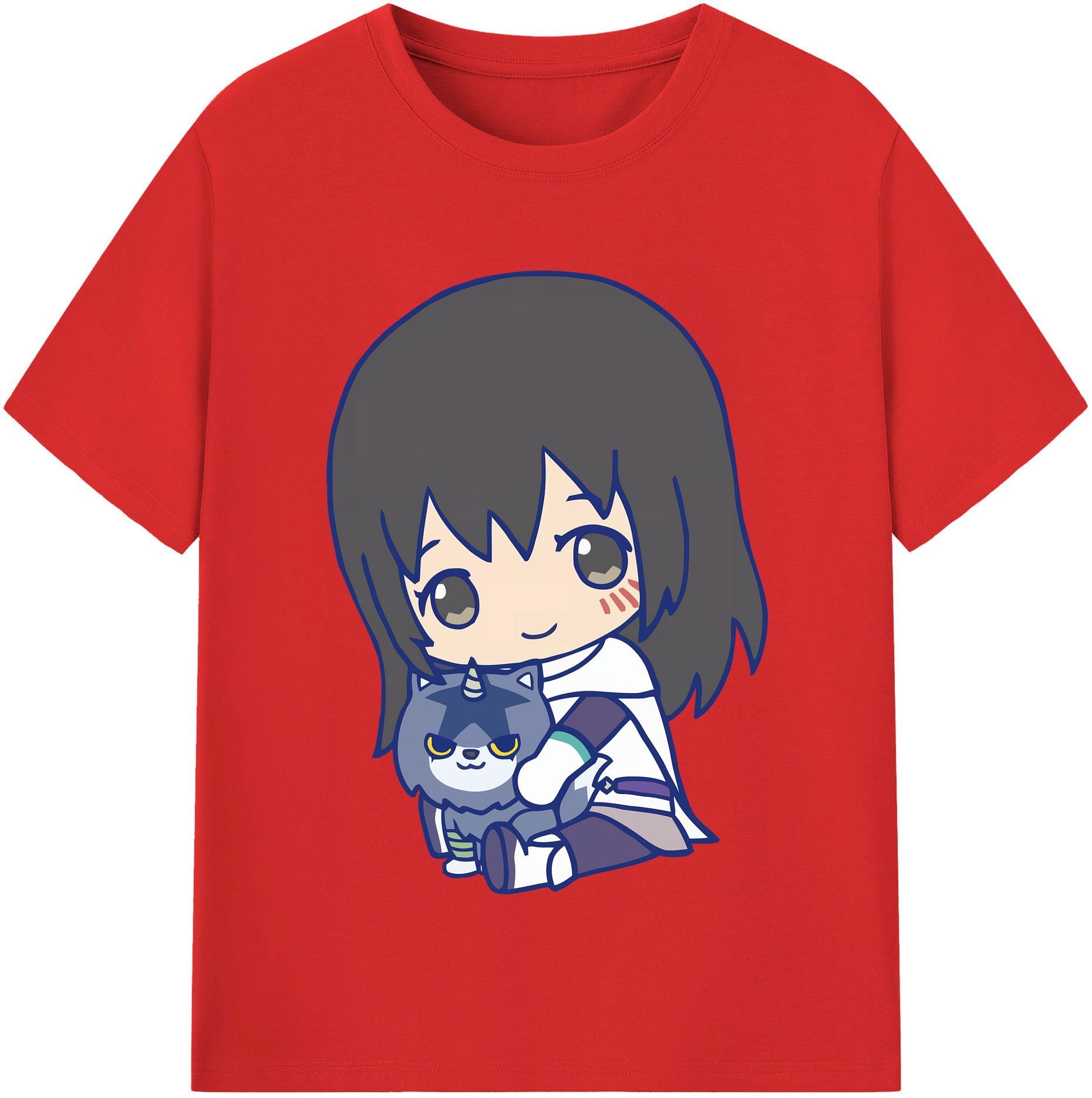（画像用） 転スラ Regarding Reincarnated to Slime レディースカジュアルプリントTシャツ（綿100％）