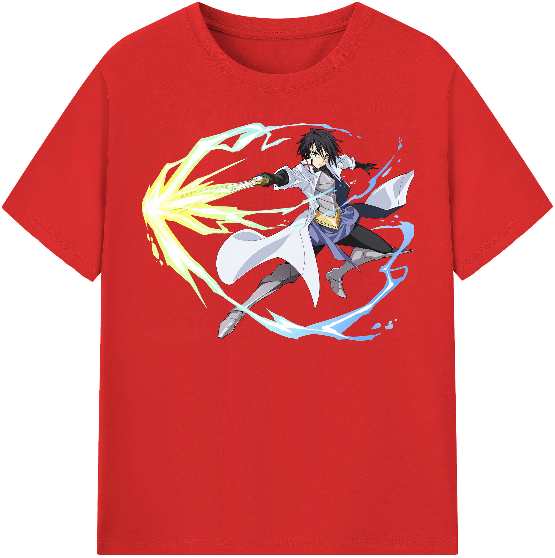 （画像用） 転スラ Regarding Reincarnated to Slime レディースカジュアルプリントTシャツ（綿100％）