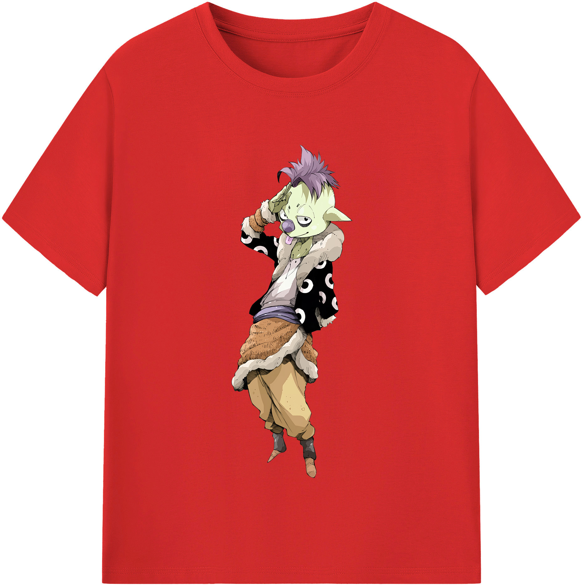 （画像用） 転スラ Regarding Reincarnated to Slime レディースカジュアルプリントTシャツ（綿100％）
