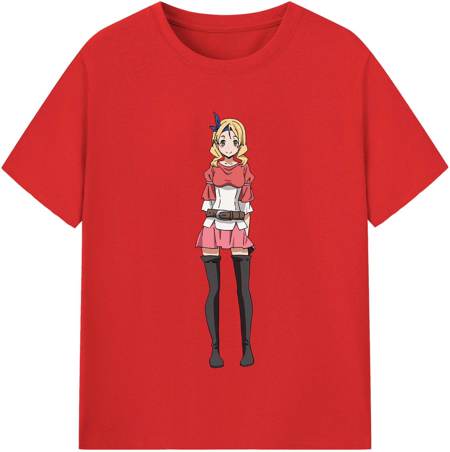 （画像用） 転スラ Regarding Reincarnated to Slime レディースカジュアルプリントTシャツ（綿100％）