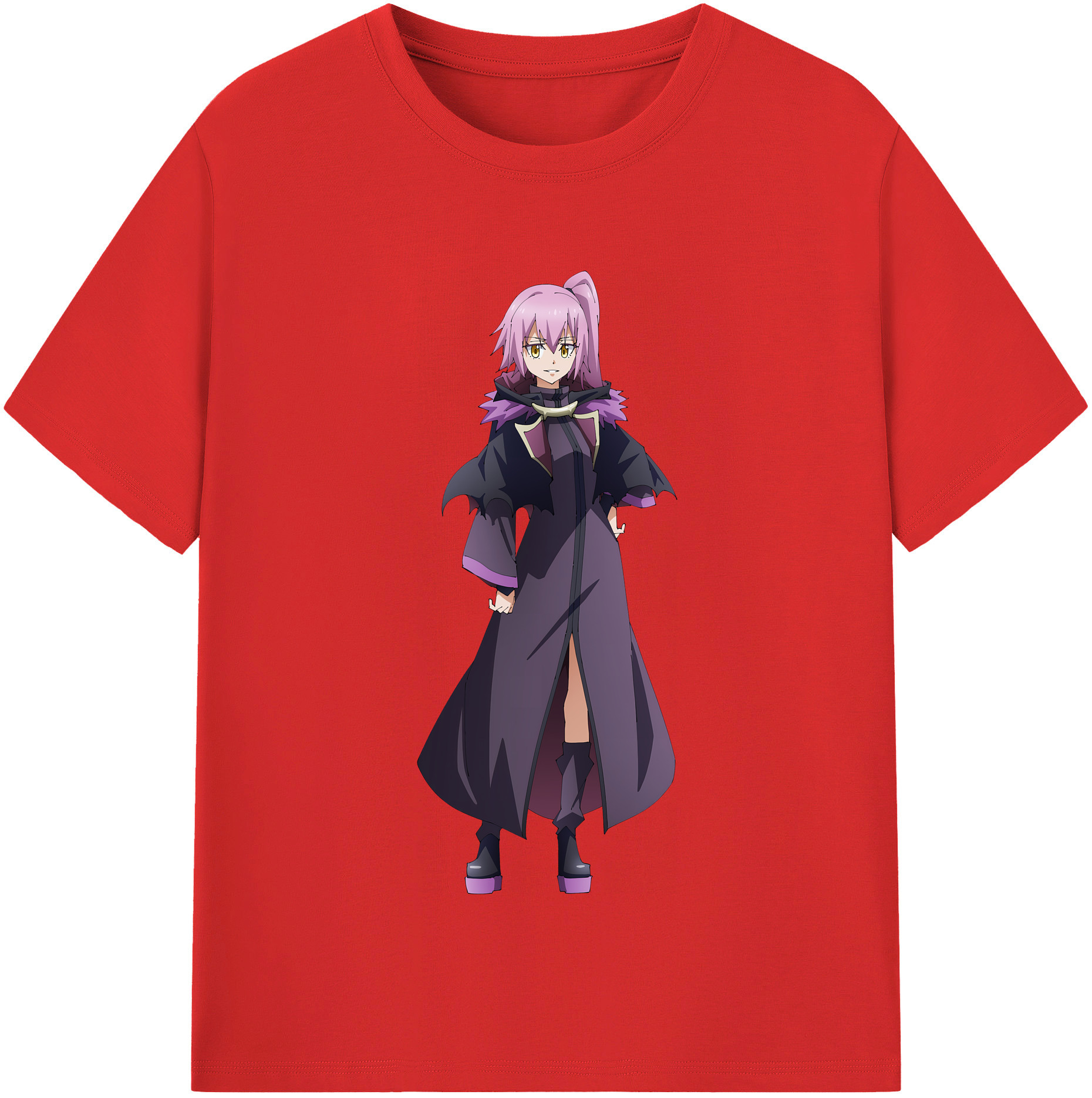 （画像用） 転スラ Regarding Reincarnated to Slime レディースカジュアルプリントTシャツ（綿100％）