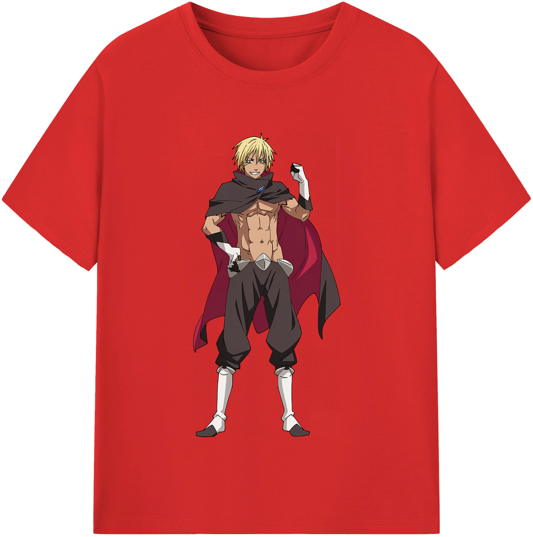 （画像用） 転スラ Regarding Reincarnated to Slime レディースカジュアルプリントTシャツ（綿100％）