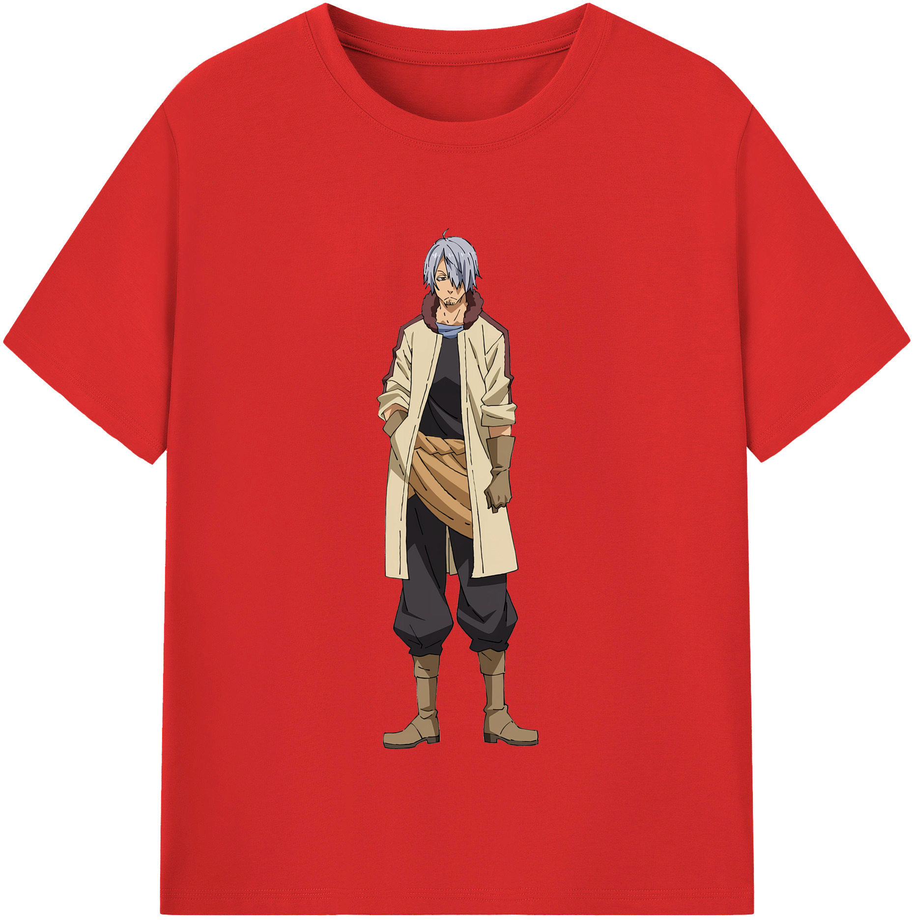 （画像用） 転スラ Regarding Reincarnated to Slime レディースカジュアルプリントTシャツ（綿100％）