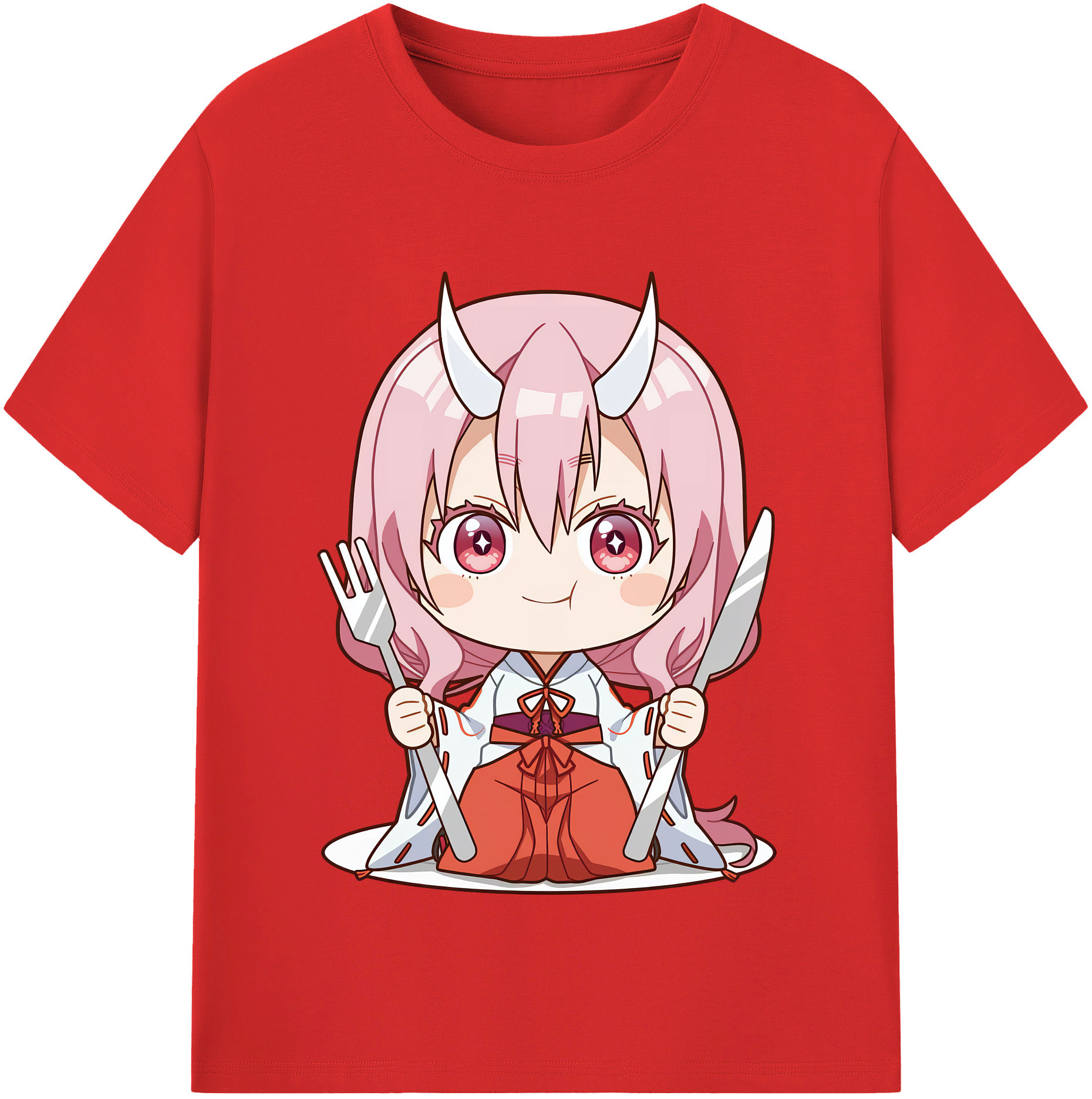 （画像用） 転スラ Regarding Reincarnated to Slime レディースカジュアルプリントTシャツ（綿100％）
